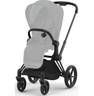 Коляска 2в1 Cybex Priam 4.0 Sepia Black на шасі Matt Black