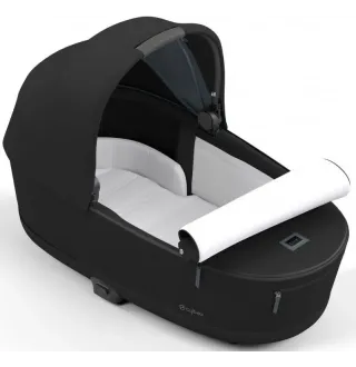 Коляска 2в1 Cybex Priam 4.0 Sepia Black на шасі Rosegold