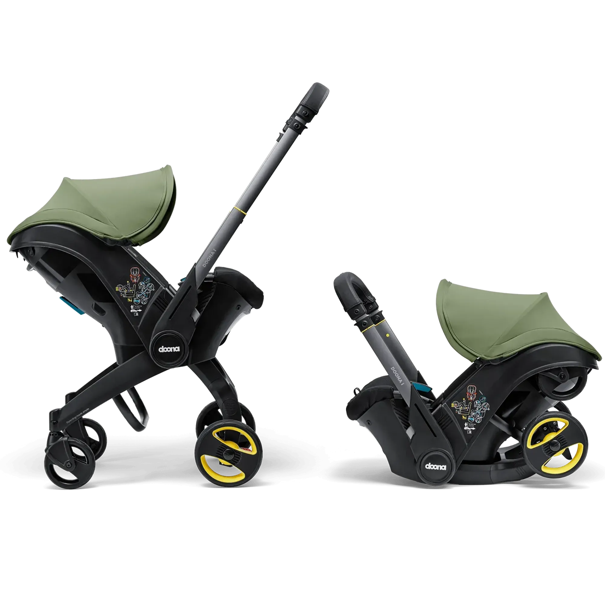Автокрісло-коляска Doona i Infant Car Seat Desert Green