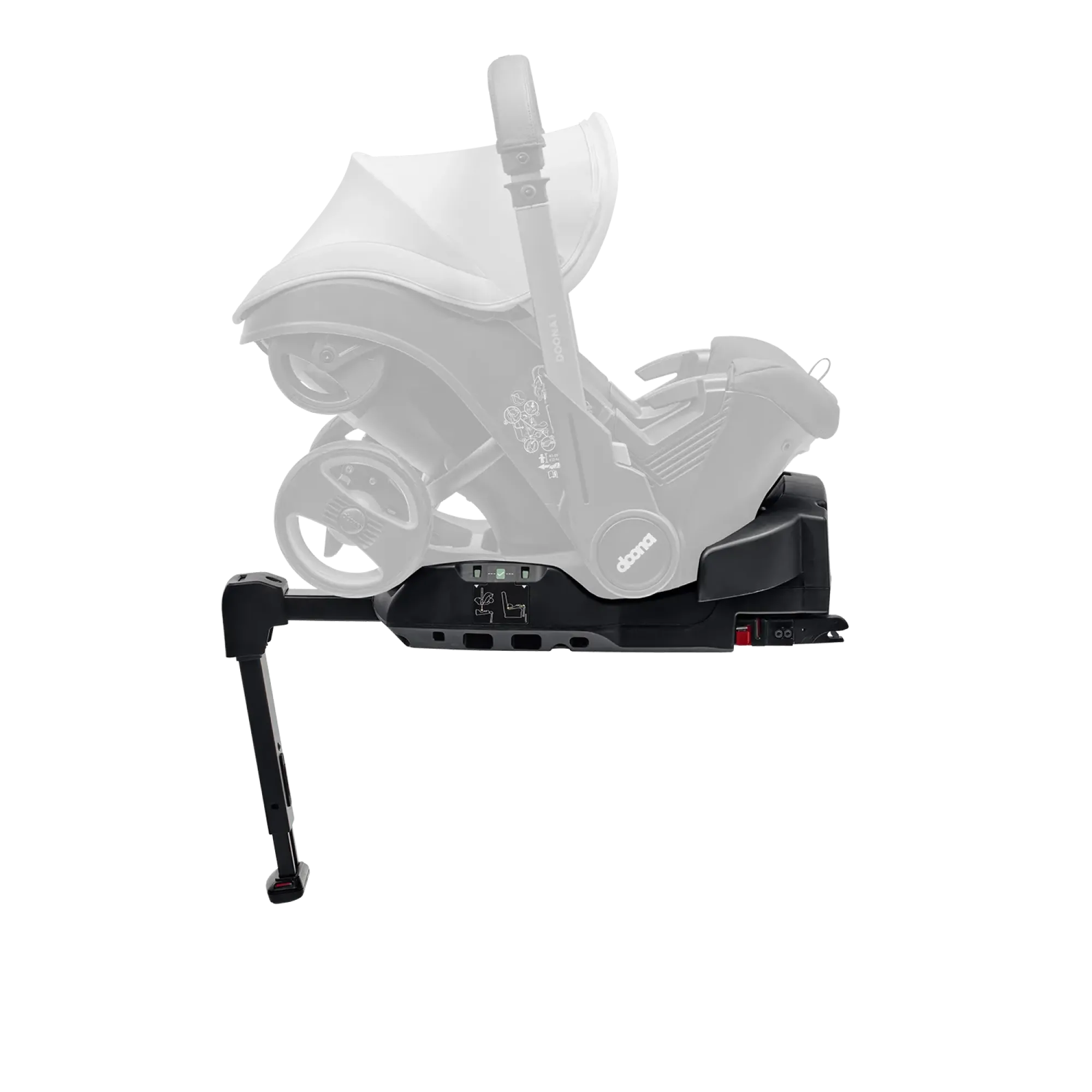 База для автокрісла-коляски Doona i Isofix Base black