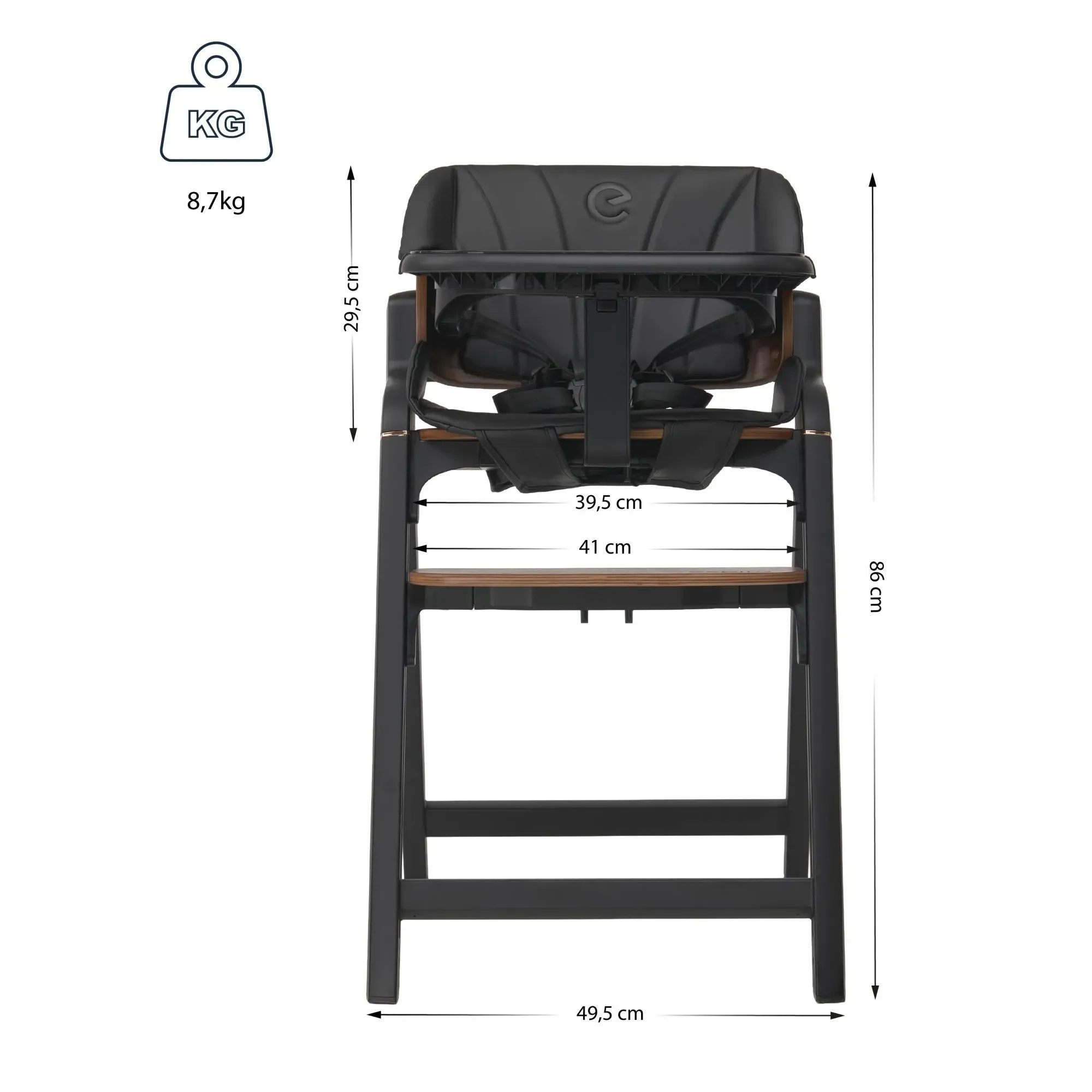 Стільчик для годування Espiro Allure 11 Timber Black