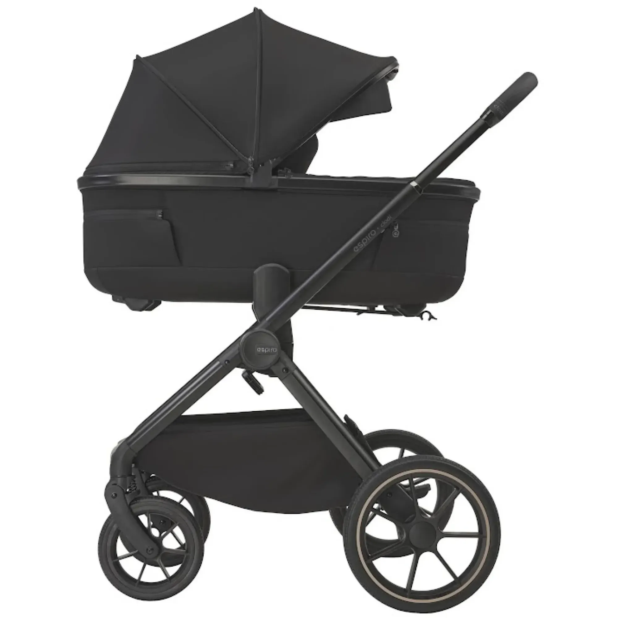 Коляска 2в1 Espiro Clodi 10 Trendy Black