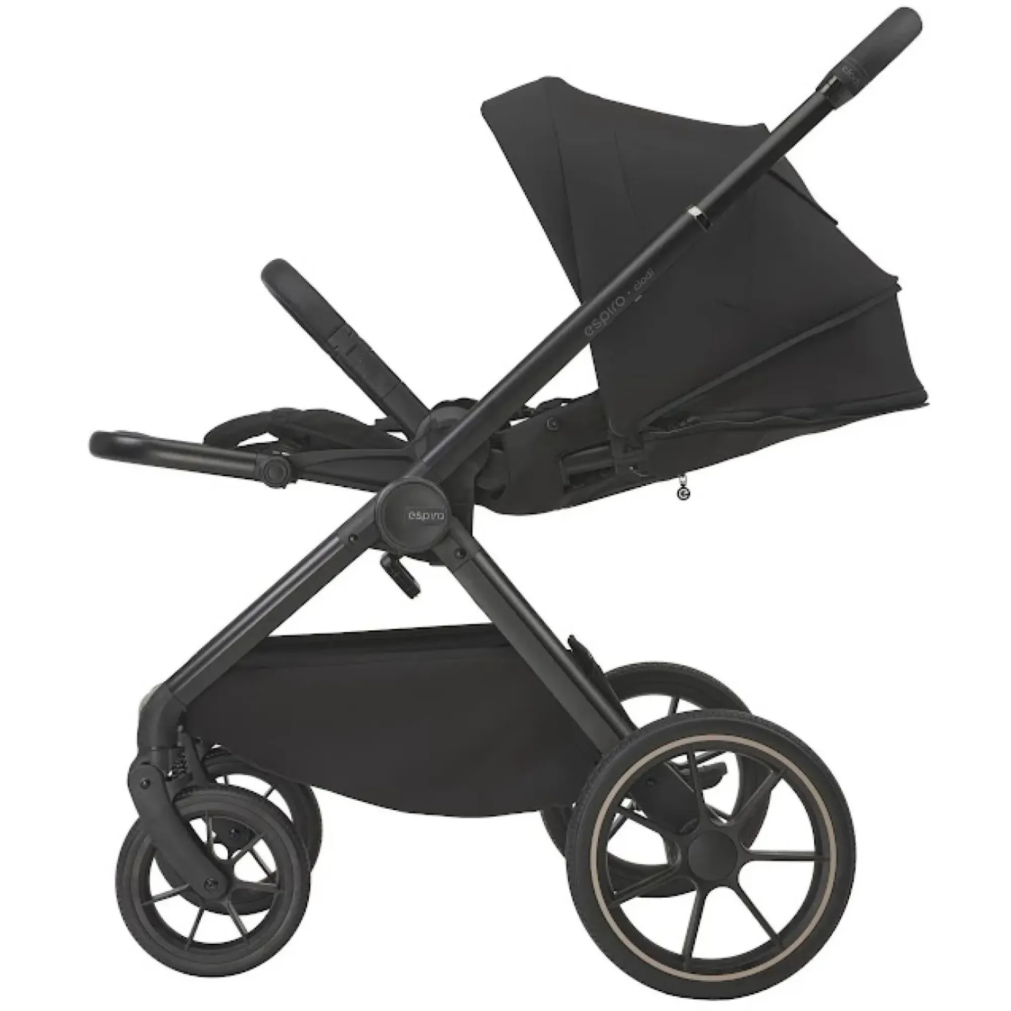 Коляска 2в1 Espiro Clodi 10 Trendy Black