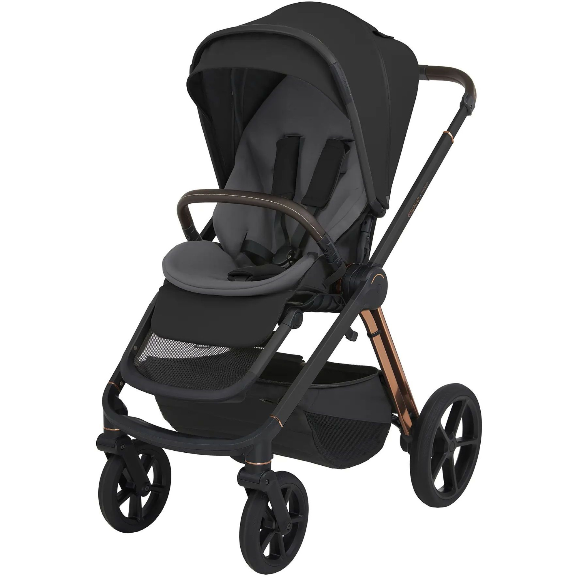 Коляска 2в1 Espiro Miloo 2025 210 Diamond Black