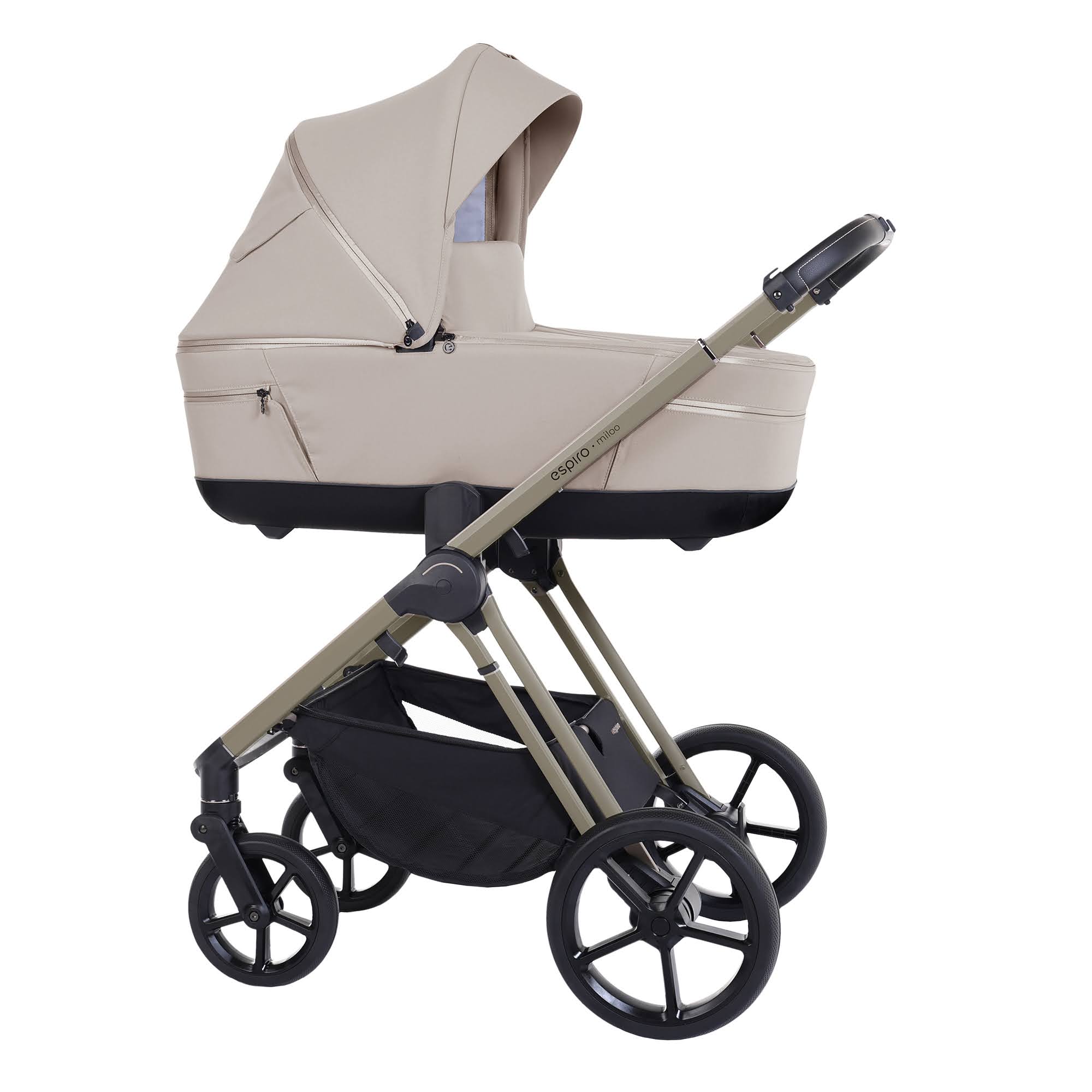 Коляска 2в1 Espiro Miloo 2025 219 White Pearl