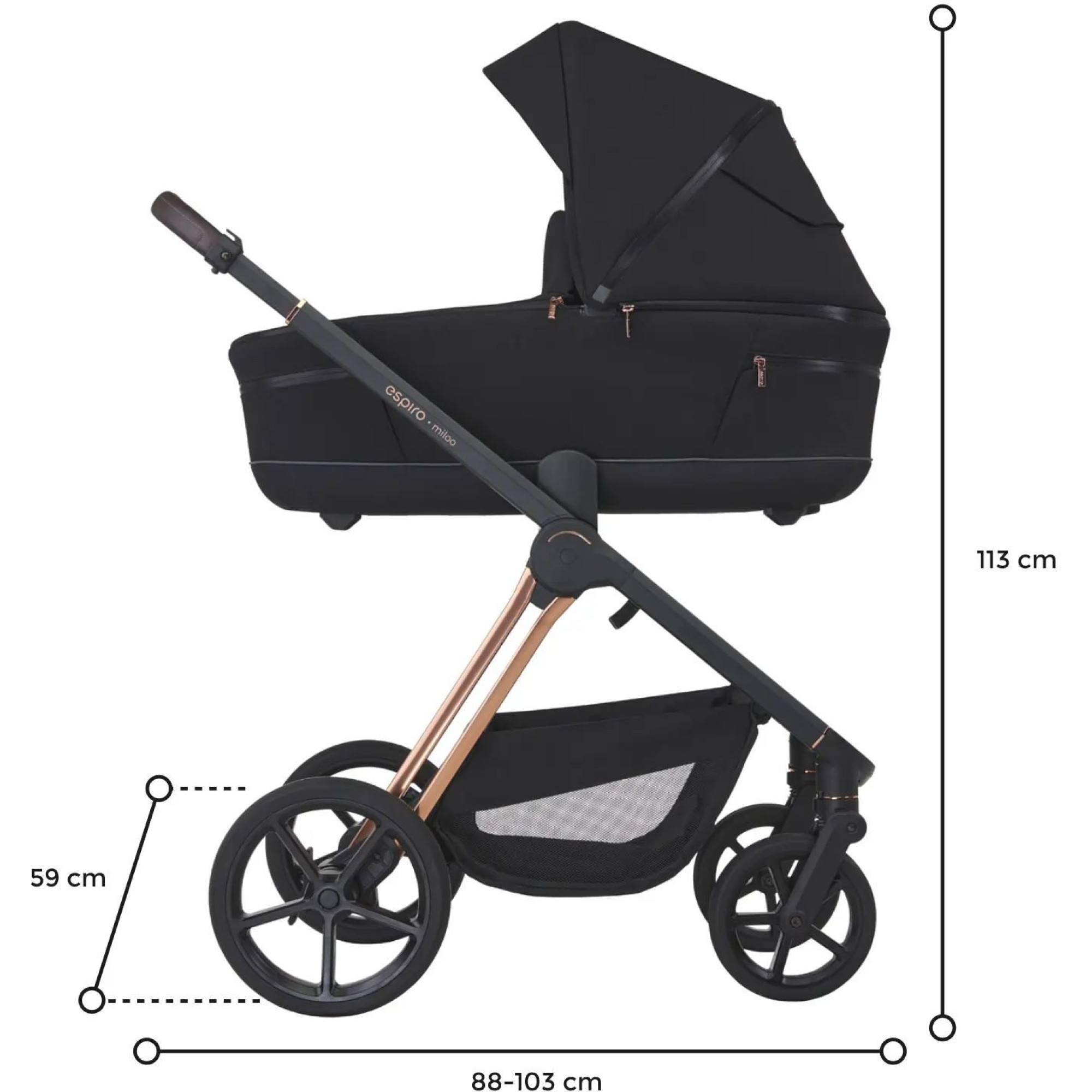 Коляска 2в1 Espiro Miloo 2025 217 Cashmere Gray