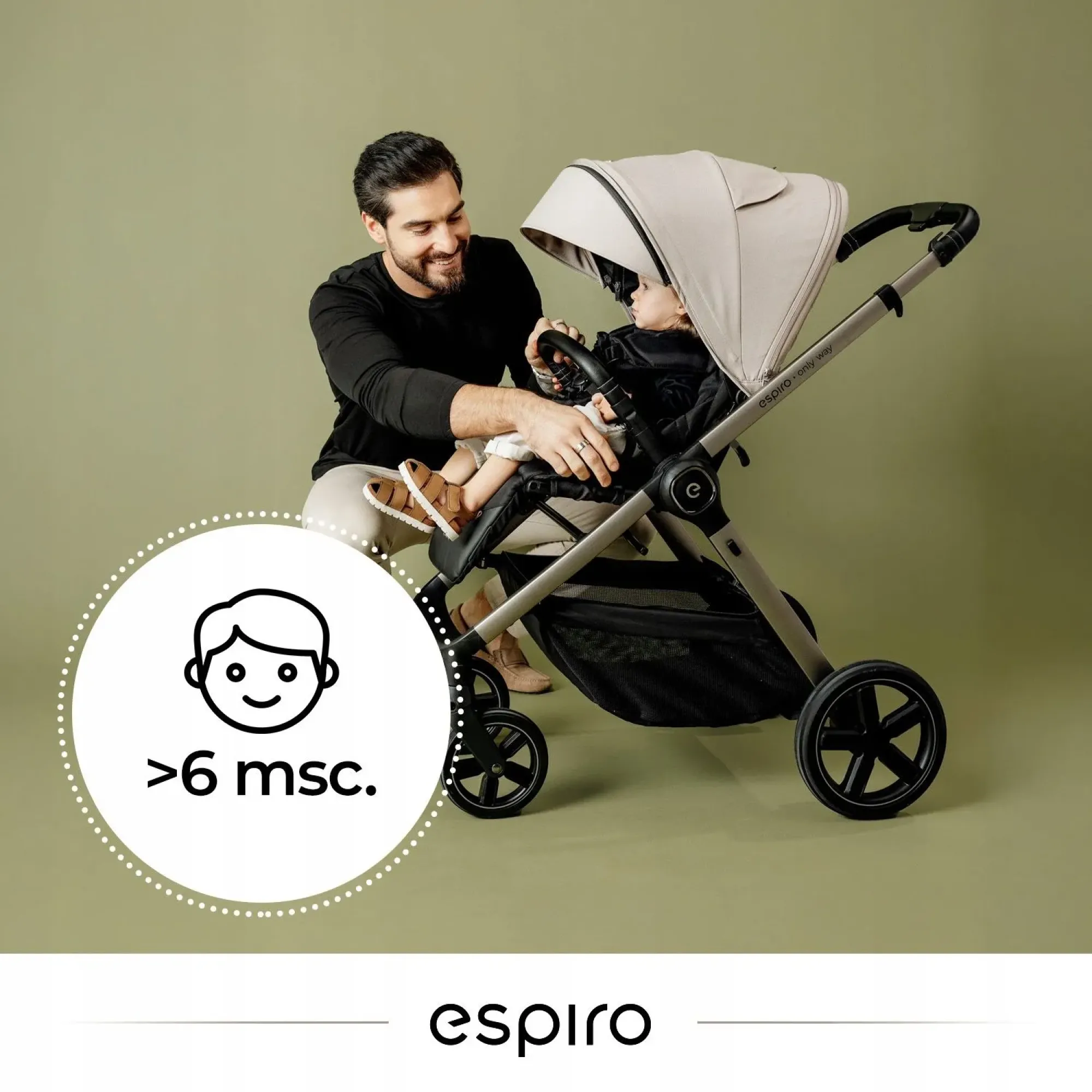 Прогулянкова коляска Espiro Only Way 519 Vanilla Beige