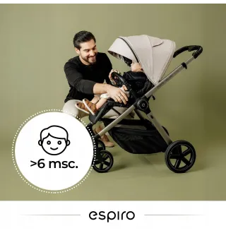 Прогулянкова коляска Espiro Only Way 519 Vanilla Beige