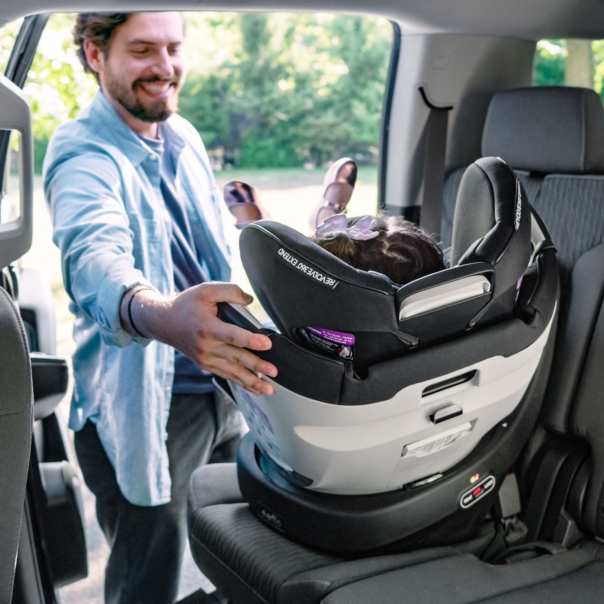 Автокрісло Evenflo Gold SensorSafe Revolve 360 LX Onyx Black