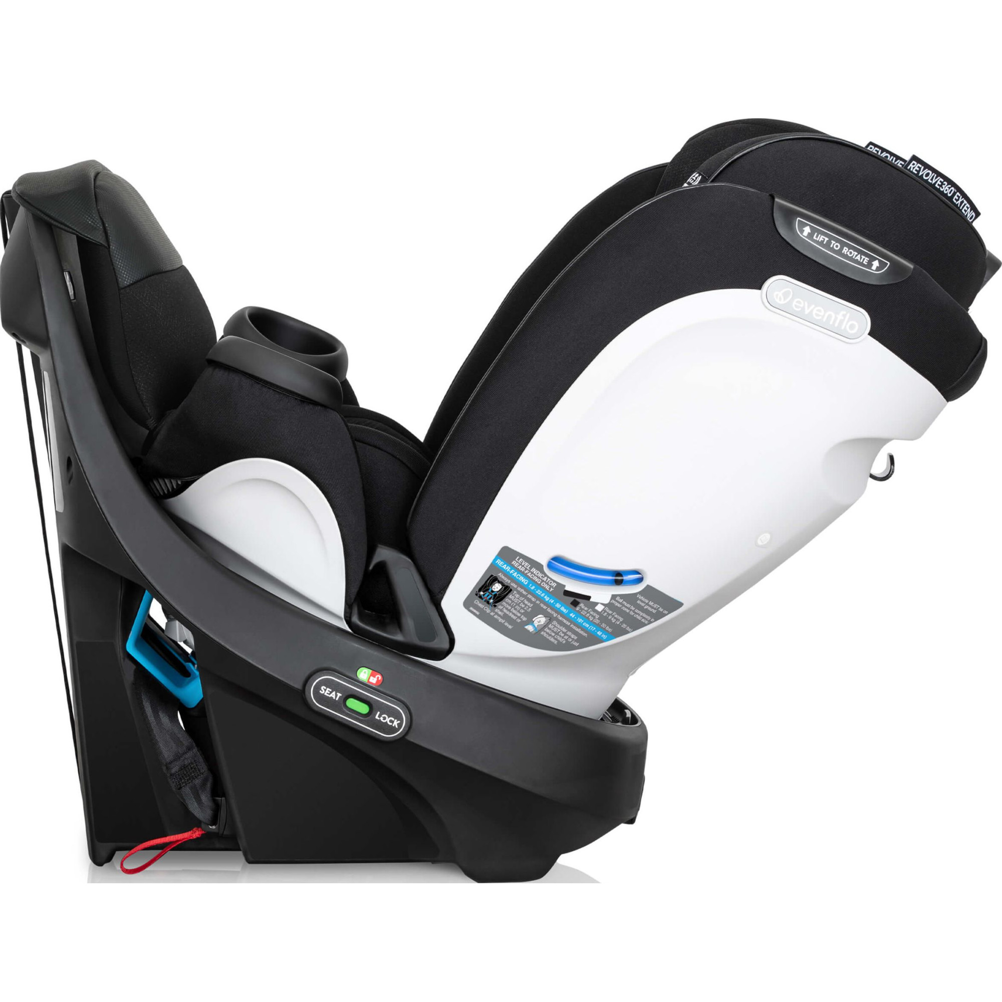 Автокрісло Evenflo Gold SensorSafe Revolve 360 LX Onyx Black