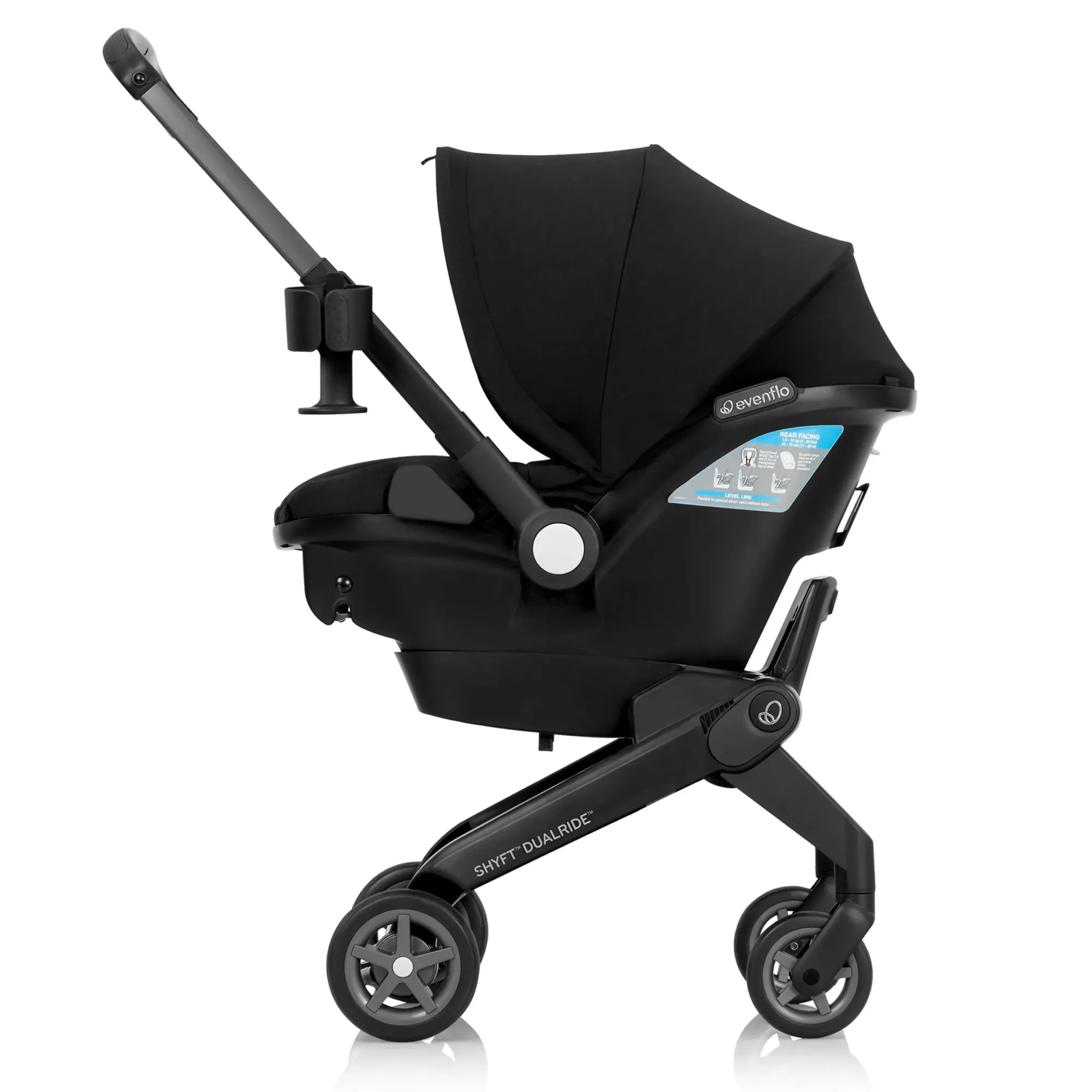 Автокрісло Evenflo Shyft DualRide Beaufort Black