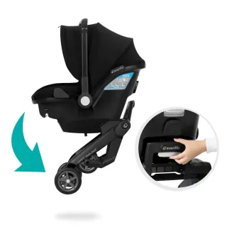 Автокрісло Evenflo Shyft DualRide Beaufort Black
