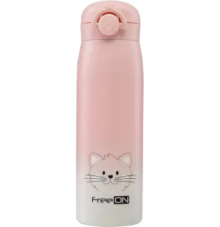 Термопляшка FreeON 480 мл Pink