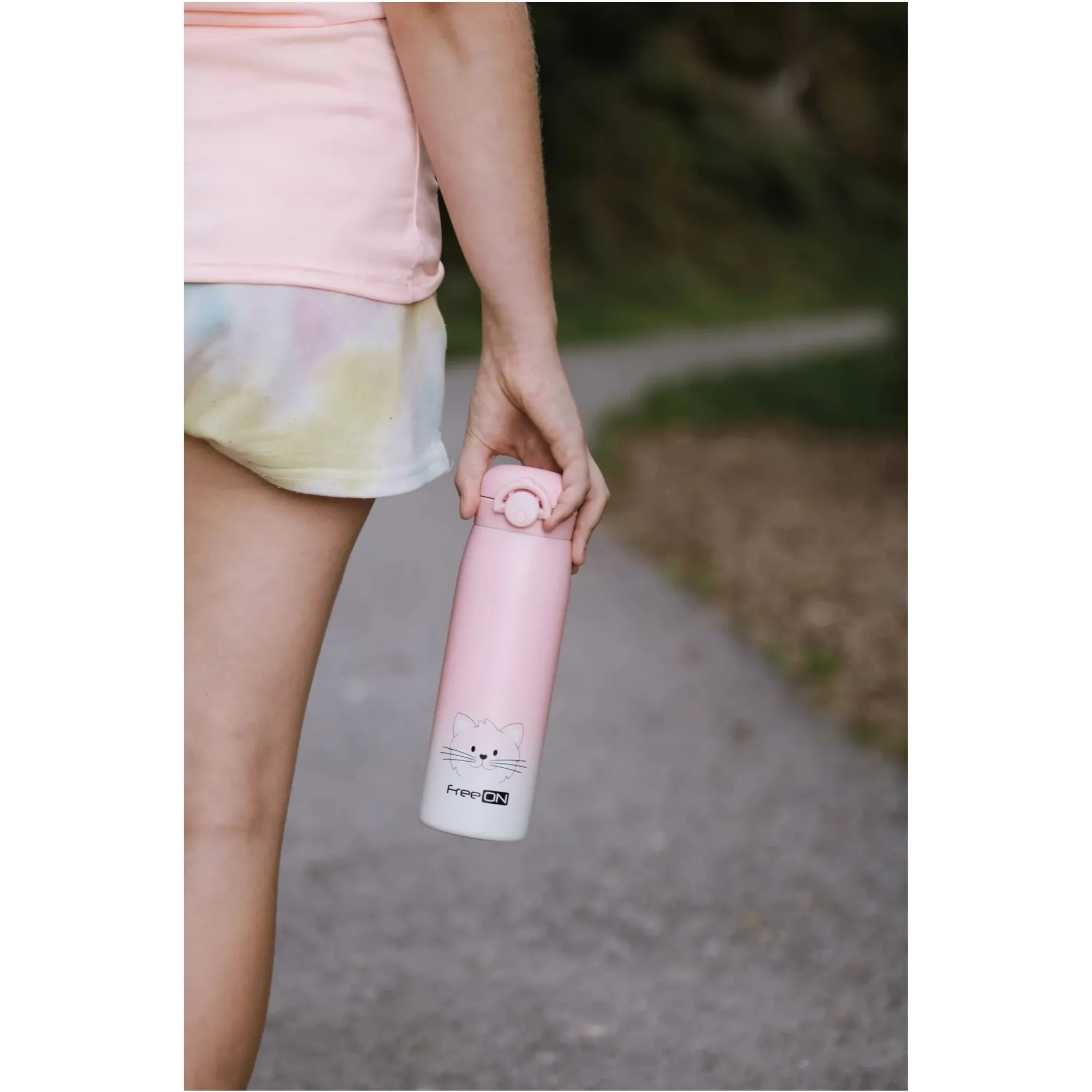 Термопляшка FreeON 480 мл Pink