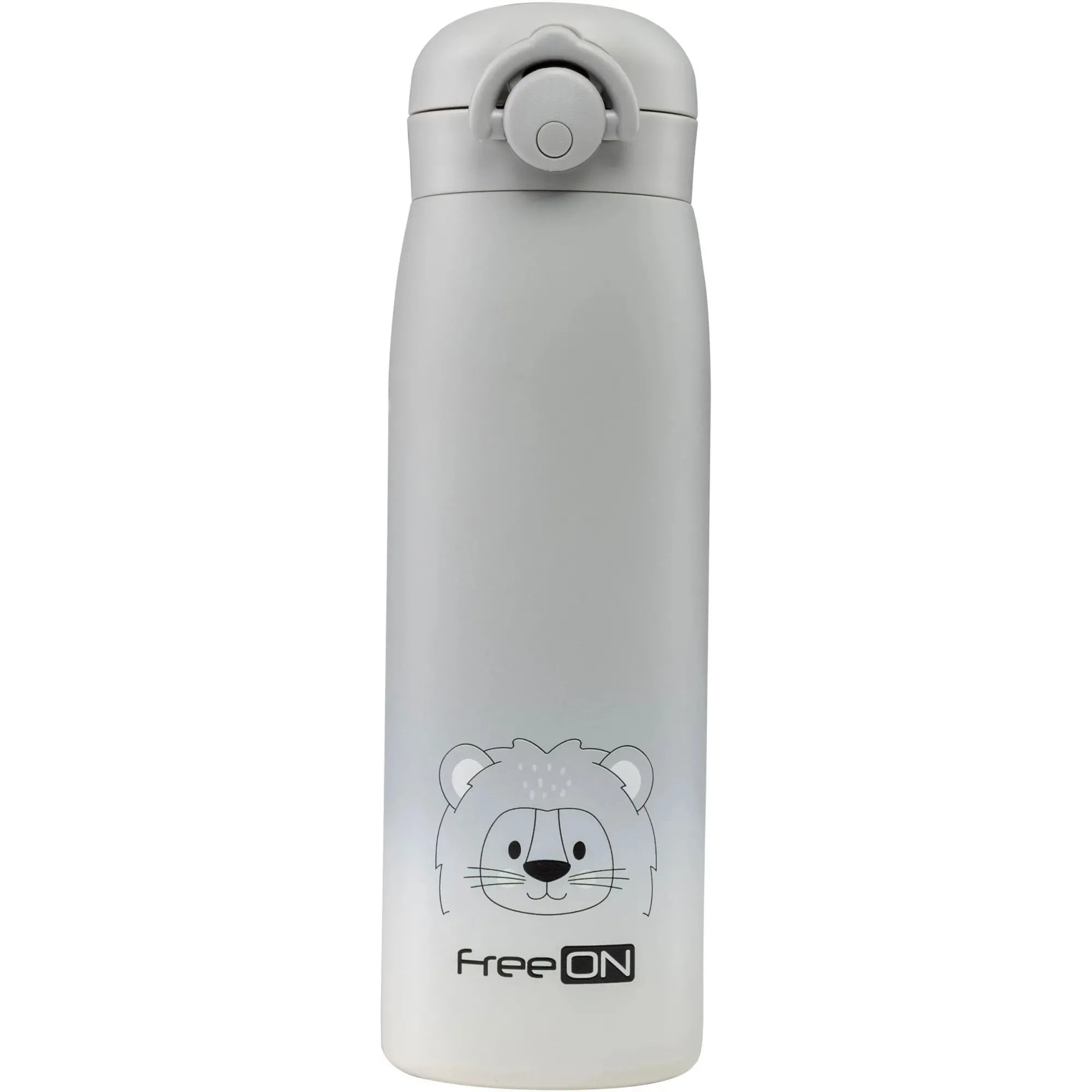 Термопляшка FreeON 480 мл Grey