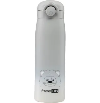 Термопляшка FreeON 480 мл Grey