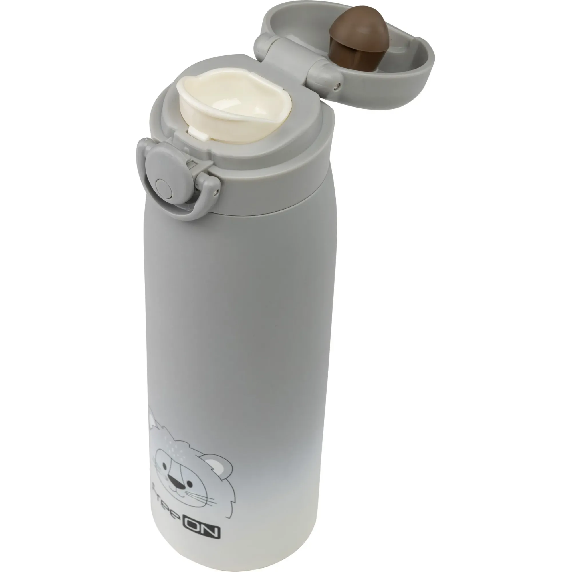 Термопляшка FreeON 480 мл Grey