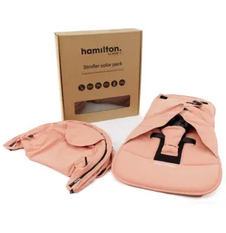 Набір текстилю до коляски Hamilton by Yoop X1 Plus Pastel Pink