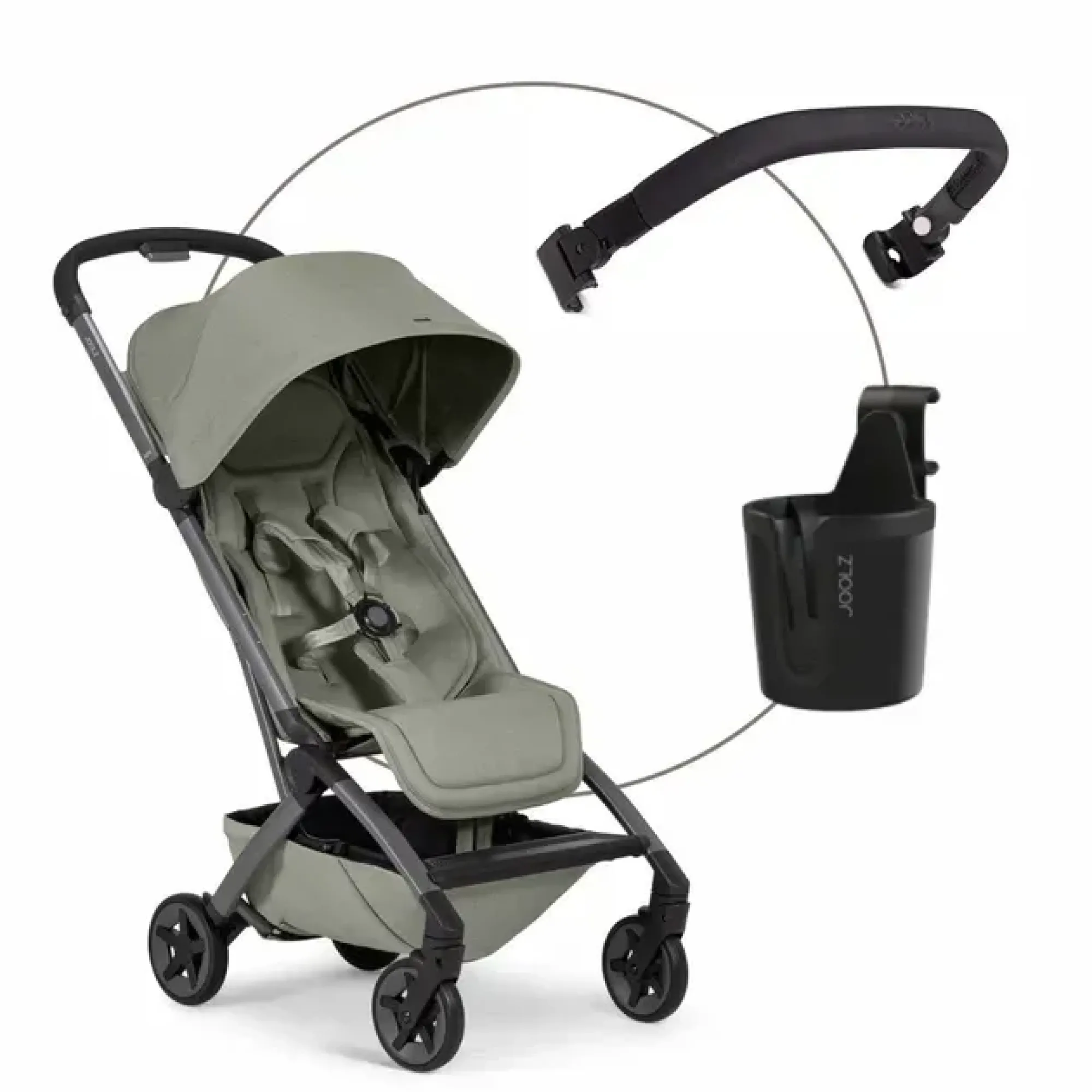 Прогулянкова коляска Joolz Aer2 BB + CH Sage green