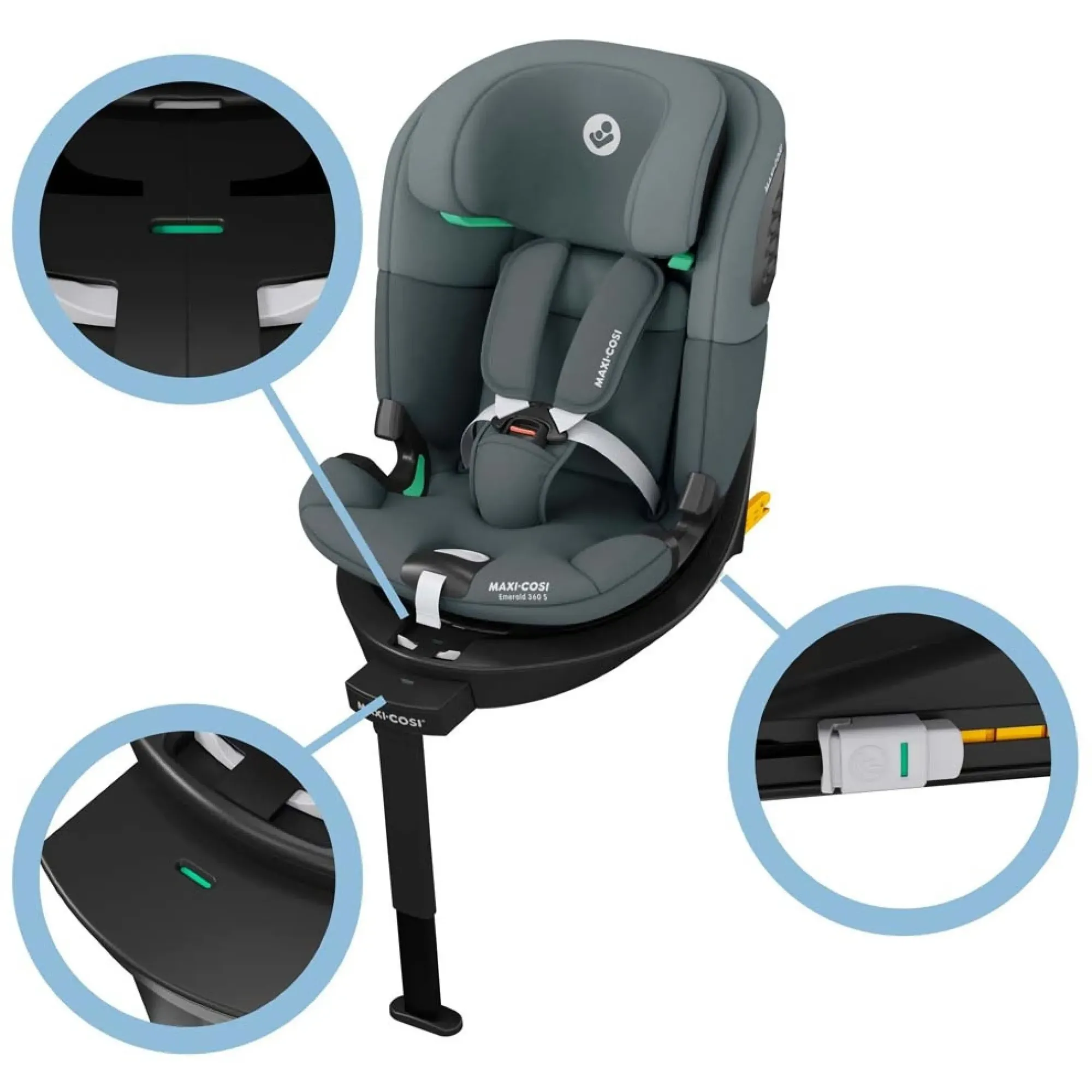 Автокрісло Maxi-Cosi Emerald 360 S Tonal Graphite