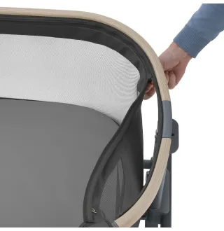 Приставне ліжечко MAXI-COSI Iora Air Beyond Graphite