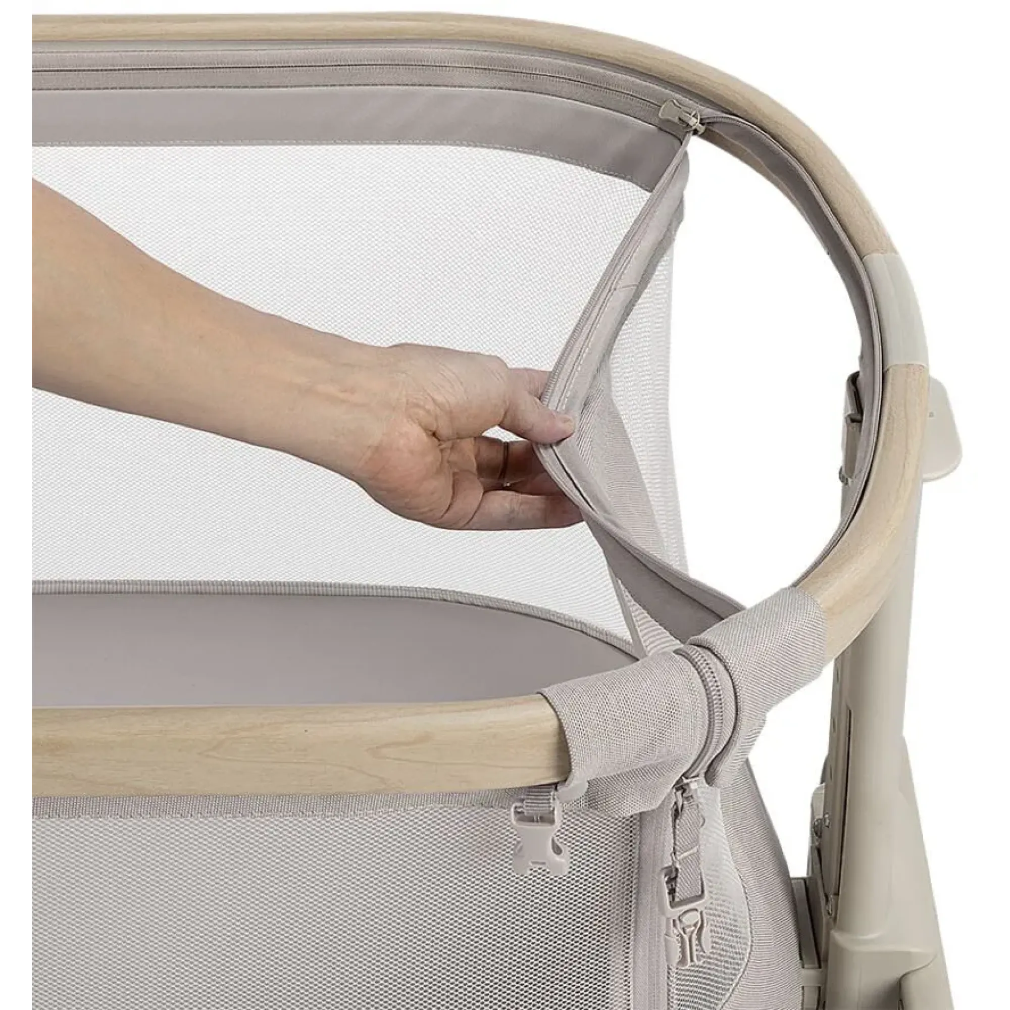 Приставне ліжечко MAXI-COSI Iora Air Classic Beige Eco