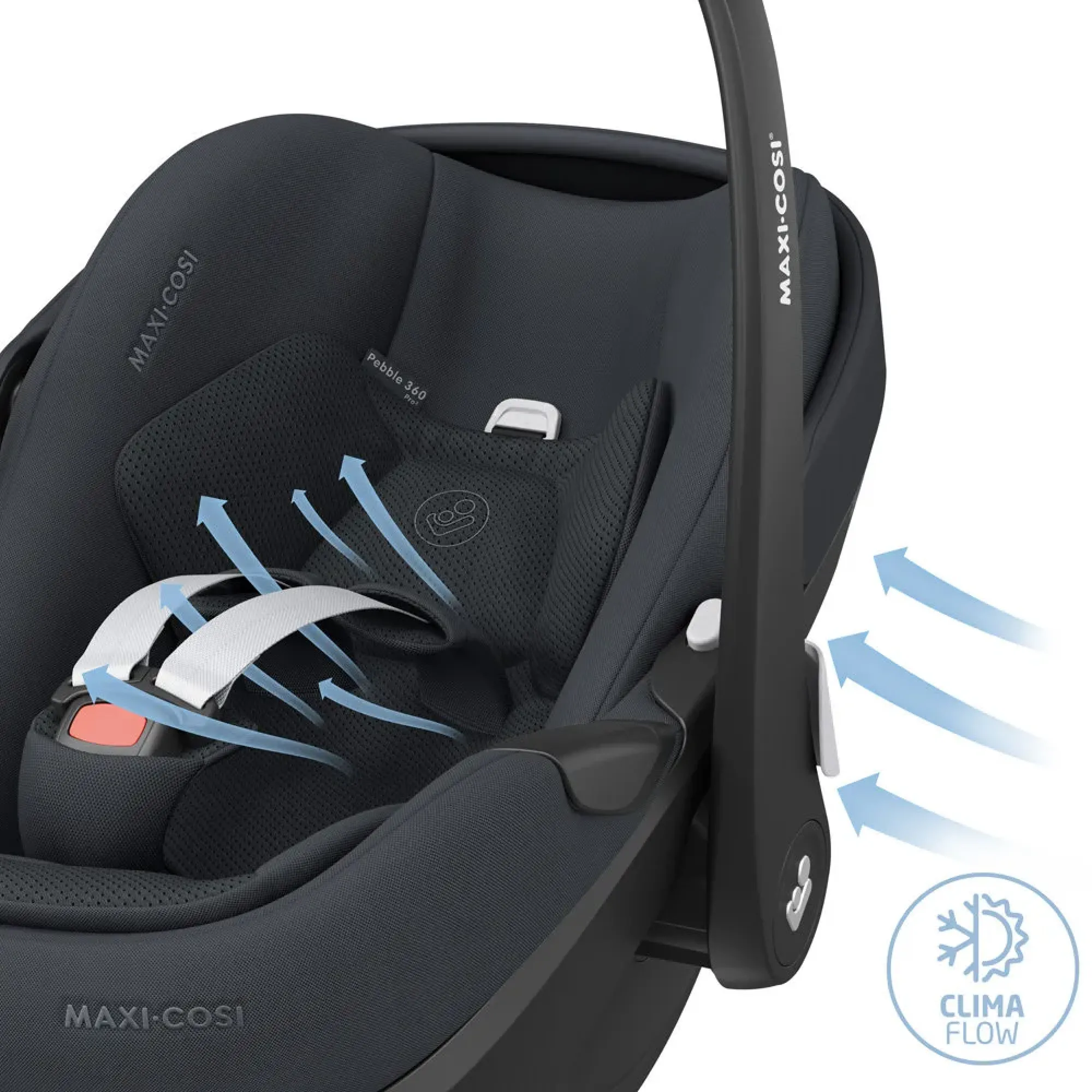 Автокрісло MAXI-COSI Pebble 360 Pro2 Essential Graphite