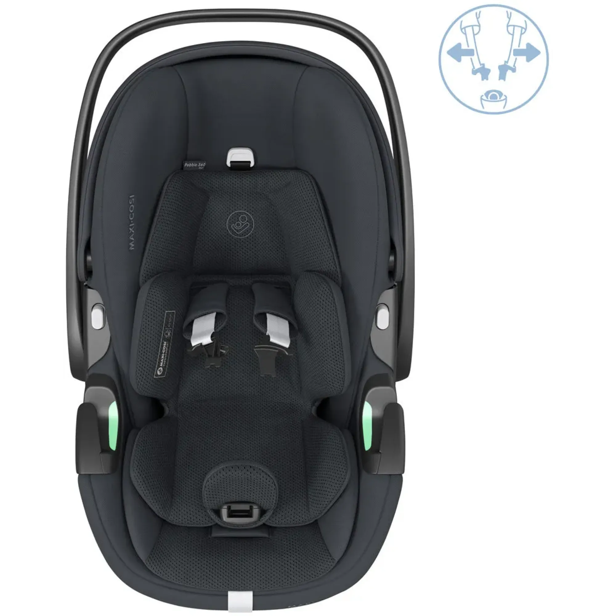 Автокрісло MAXI-COSI Pebble 360 Pro2 Essential Graphite