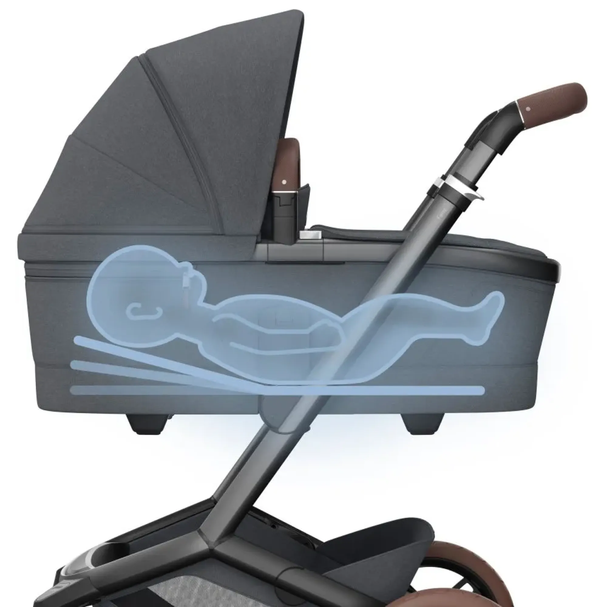 Люлька до коляски Maxi-Cosi FAME Twillic Graphite