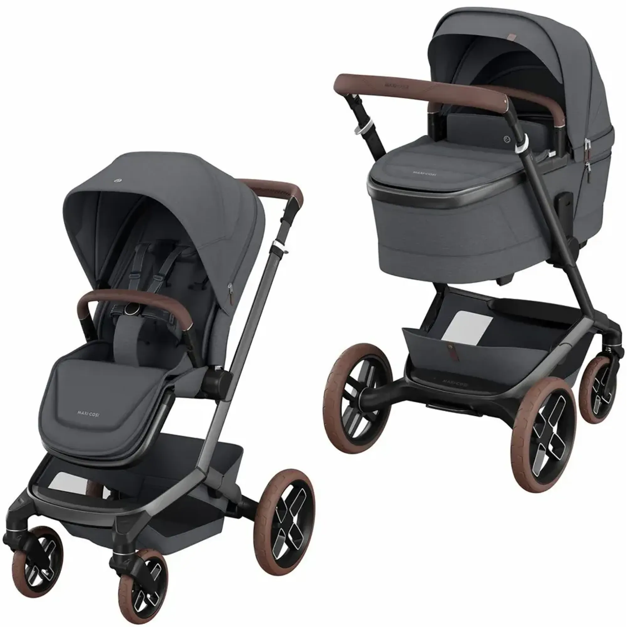 Коляска 2в1 Maxi-Cosi Fame Twillic Graphite