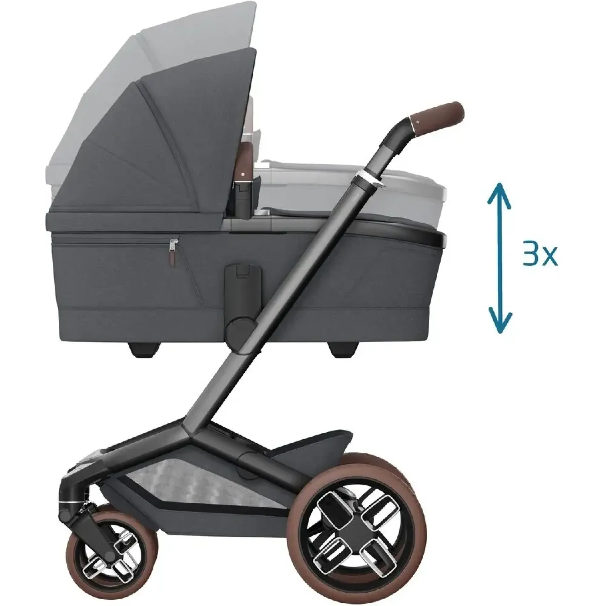 Коляска 2в1 Maxi-Cosi Fame Twillic Graphite