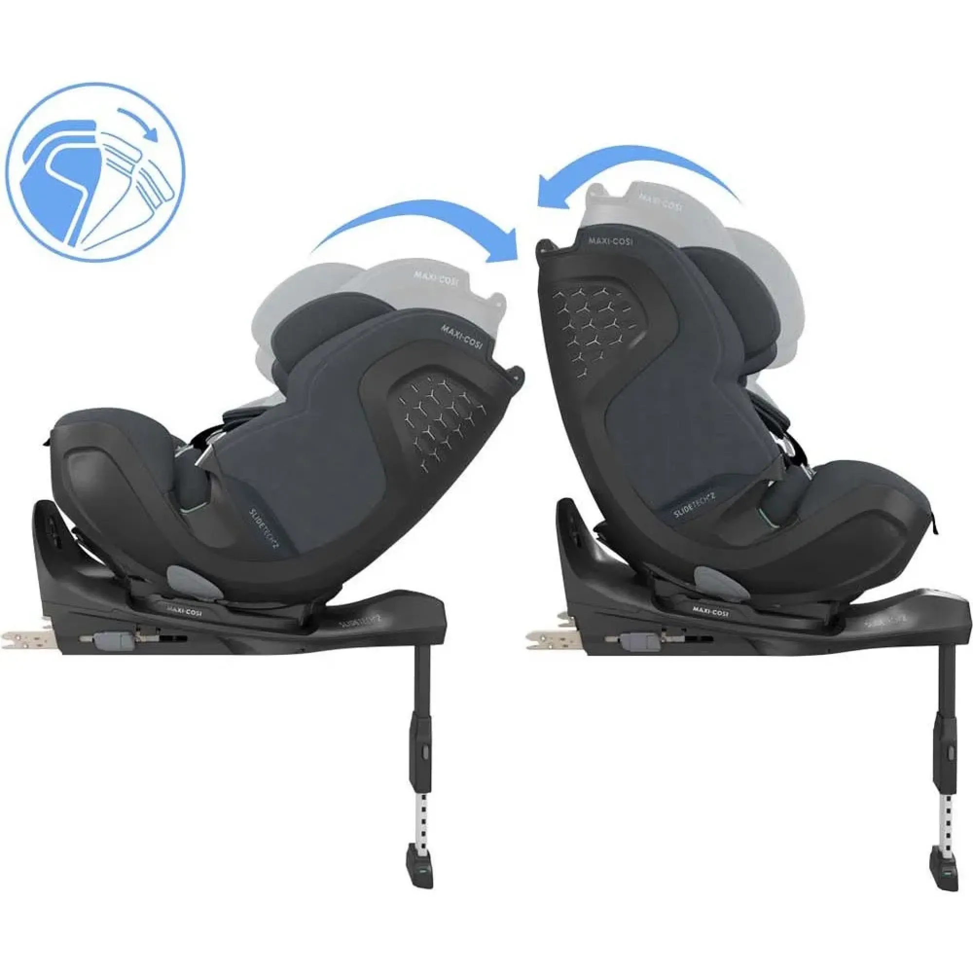 Автокрісло Maxi-Cosi Pearl XL Slide Pro Authentic Graphite
