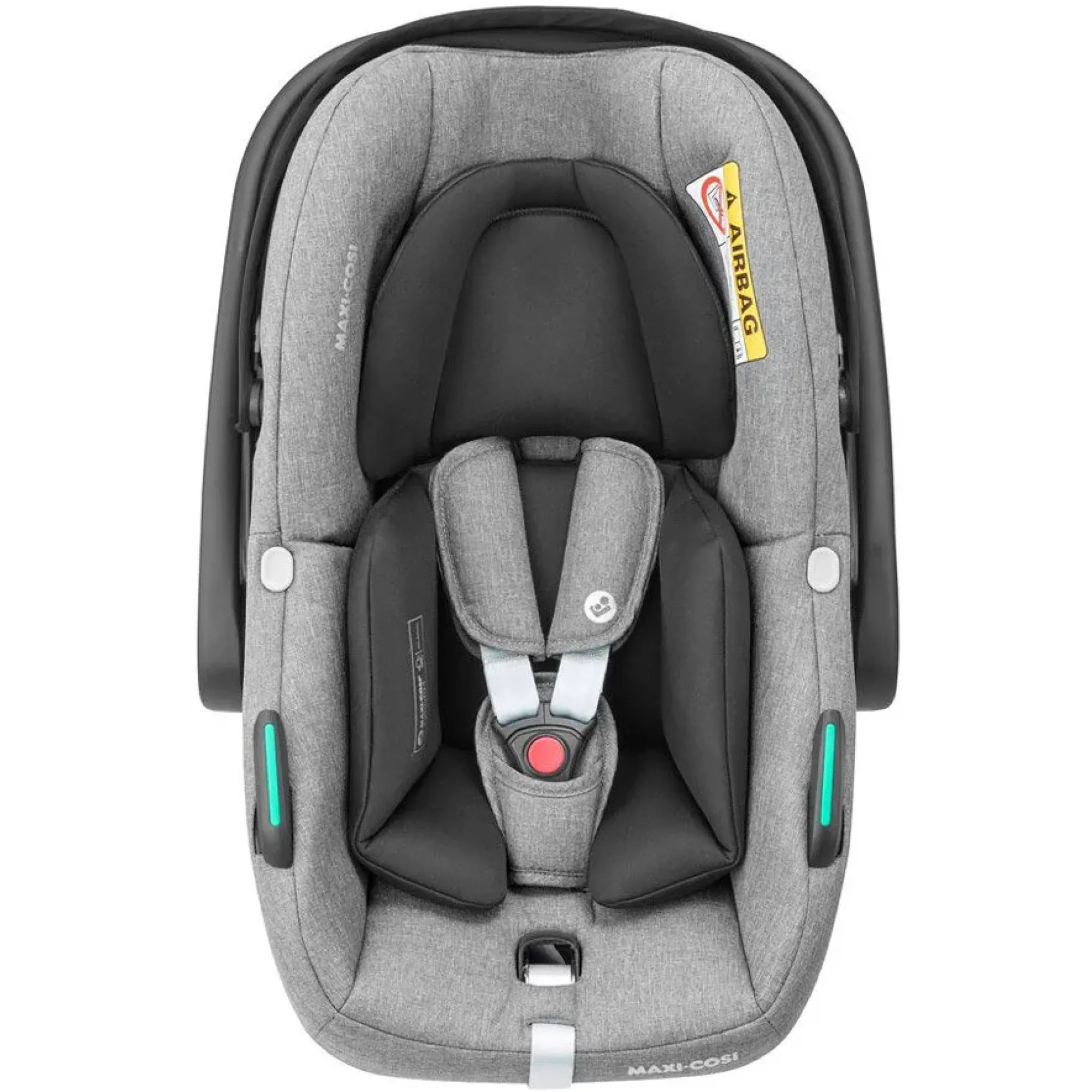 Коляска 3в1 Maxi-Cosi Zelia S Trio Grey (Black Frame/Brown Leather + CabrioFix S i-Size + сумка)