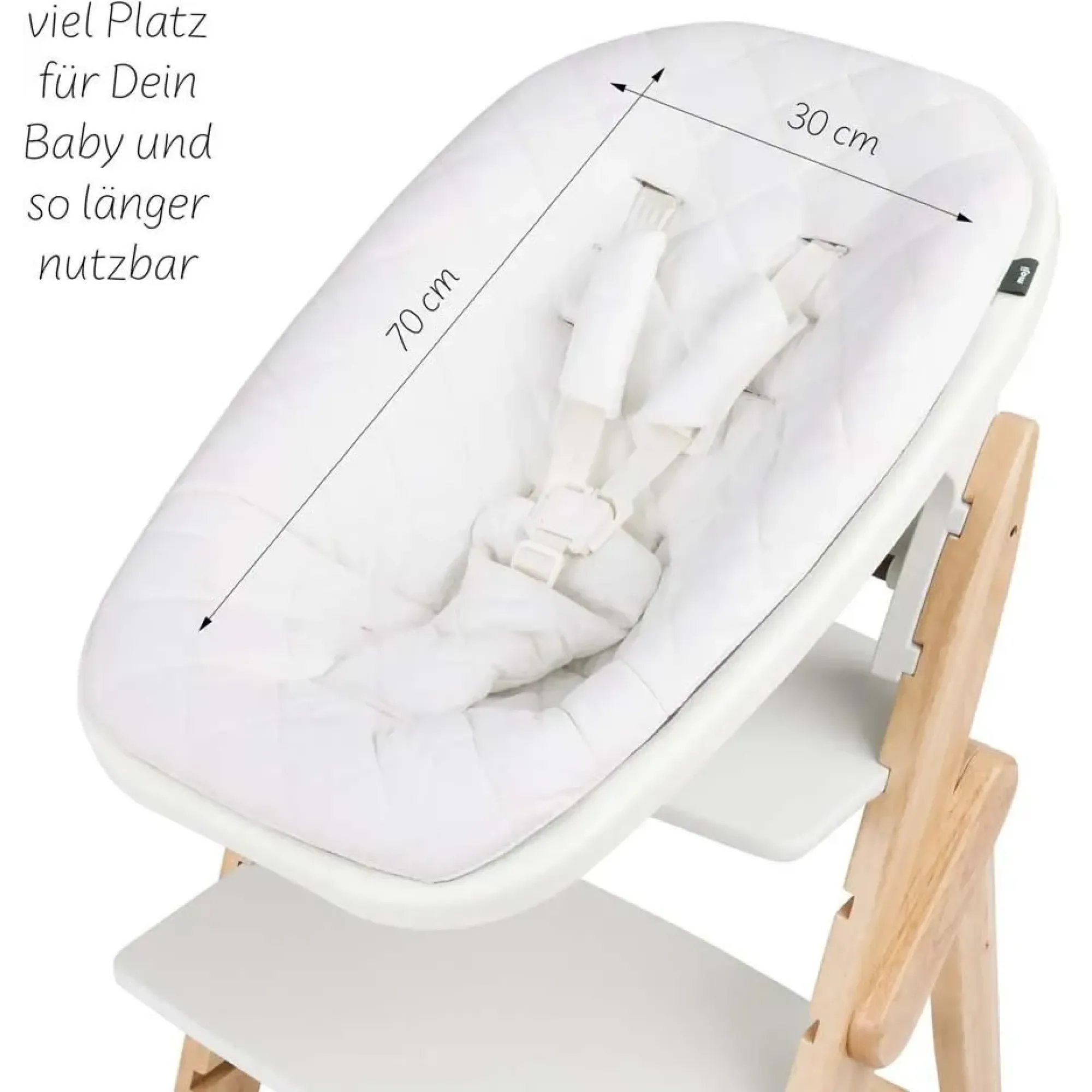 Стільчик для годування Moji YIPPY All-in-One Sets White Cloud