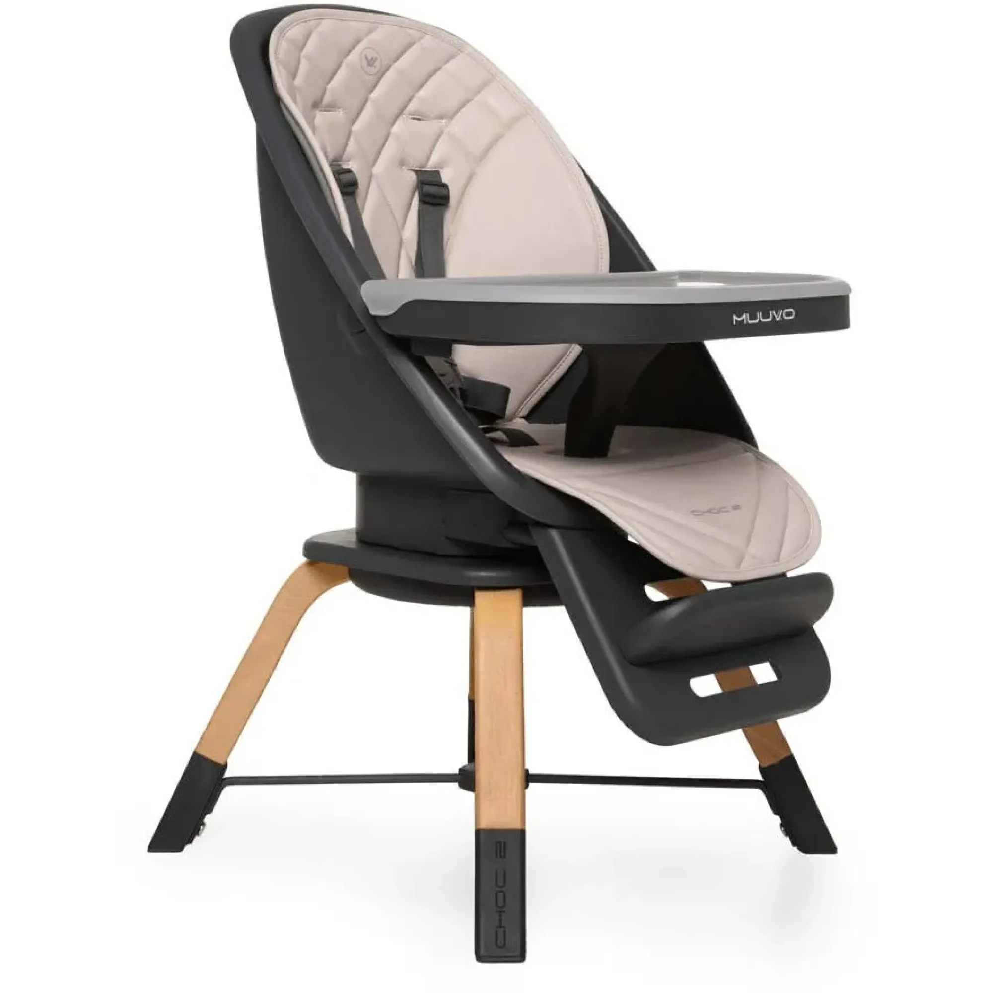 Стільчик для годування Muuvo Choc2 Beige