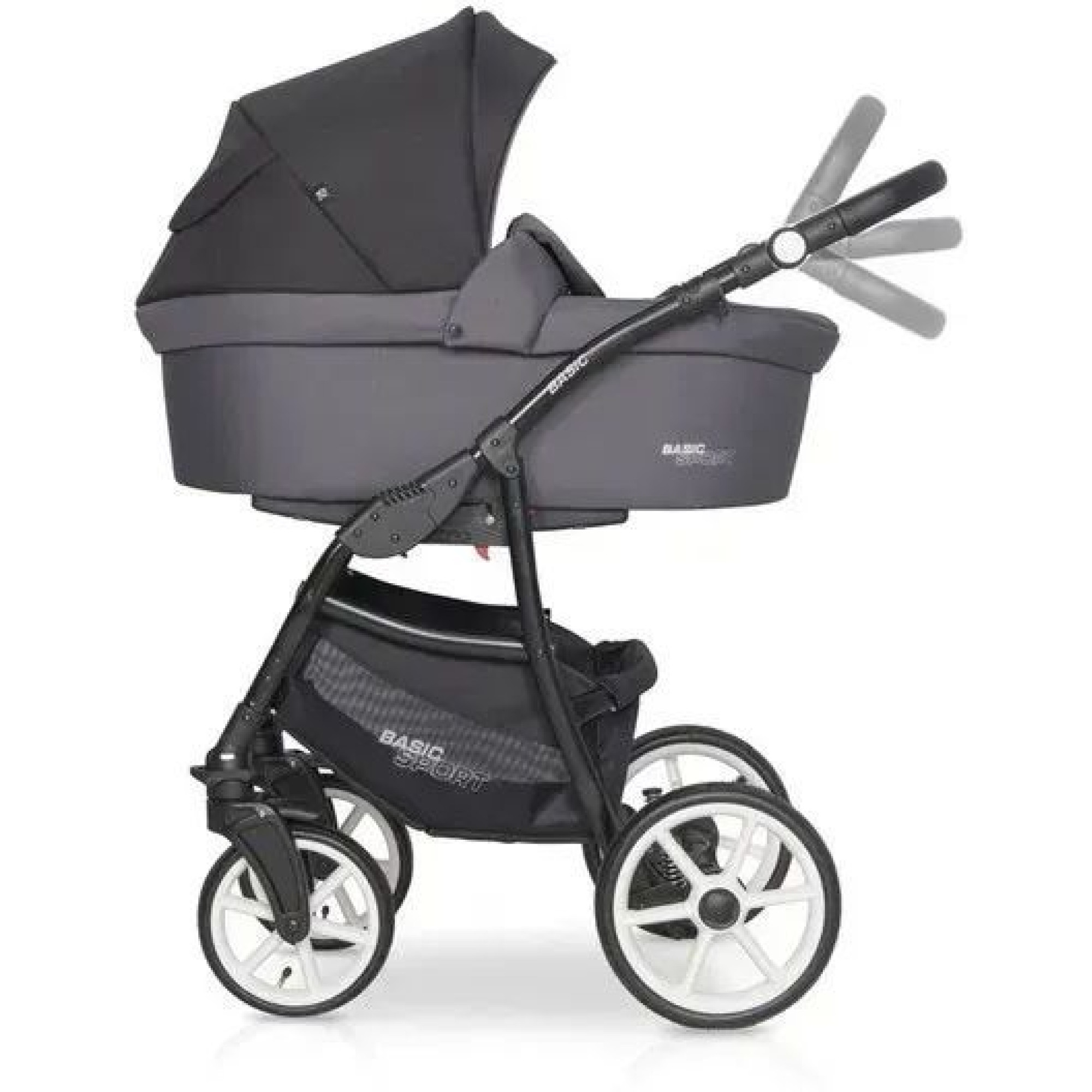 Коляска 2в1 Riko Basic Sport 01 Carbon