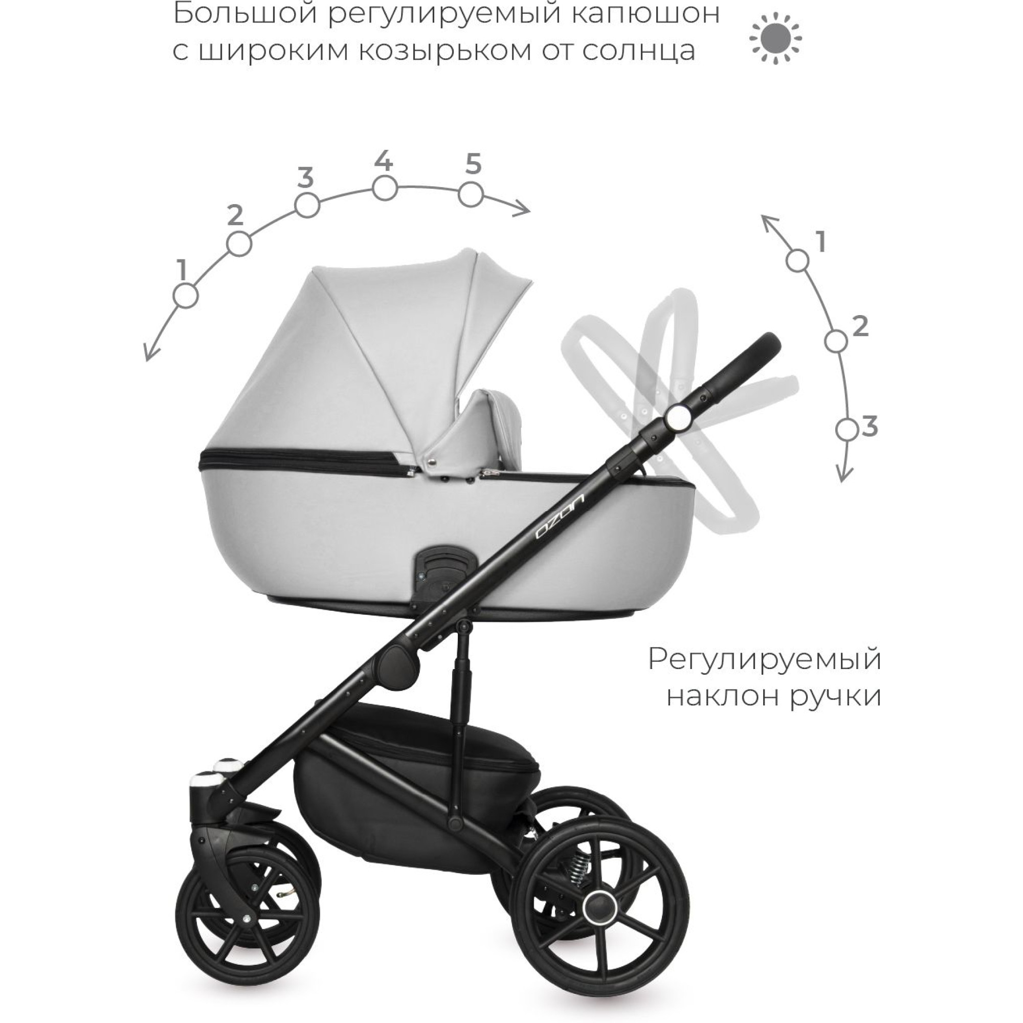 Коляска 2в1 Riko Ozon 05