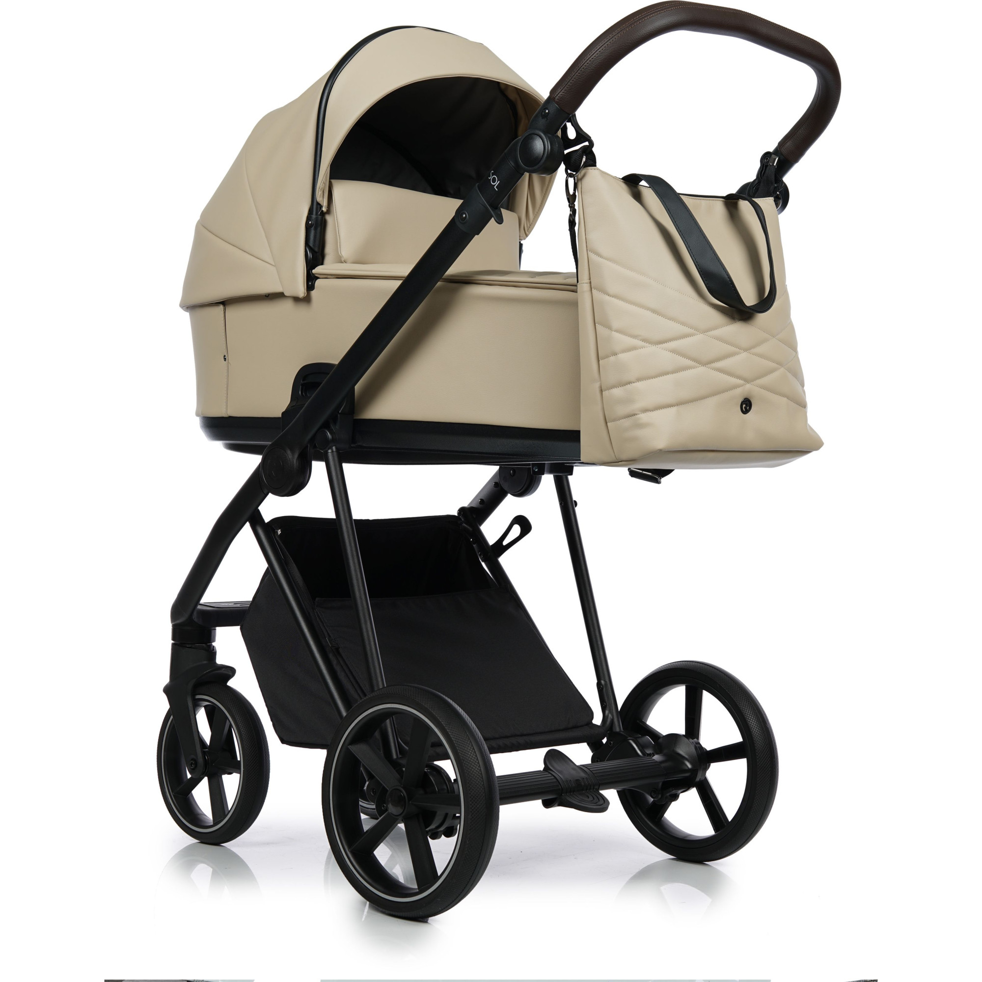 Коляска 2в1 Roan Ivi 2.0 Ivi Caramel ECO