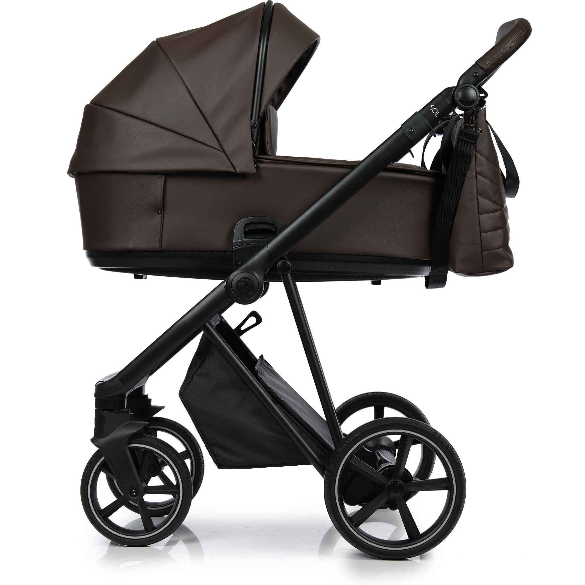 Коляска 2в1 Roan Ivi 2.0 Ivi Chocolate ECO