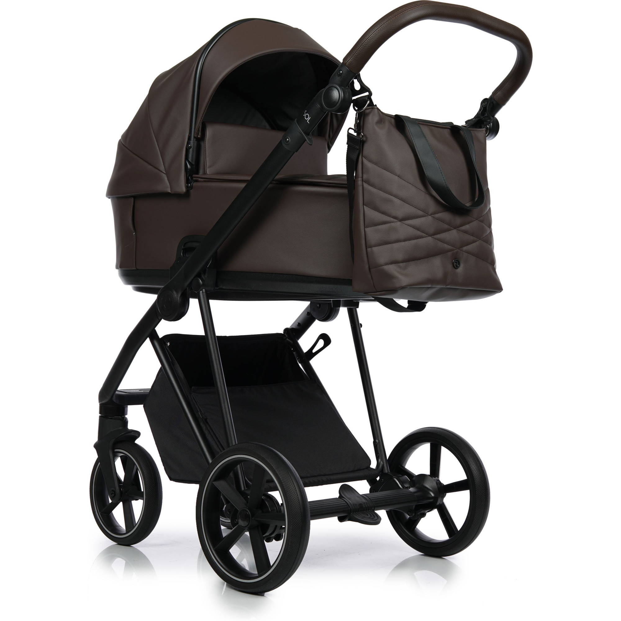 Коляска 2в1 Roan Ivi 2.0 Ivi Chocolate ECO