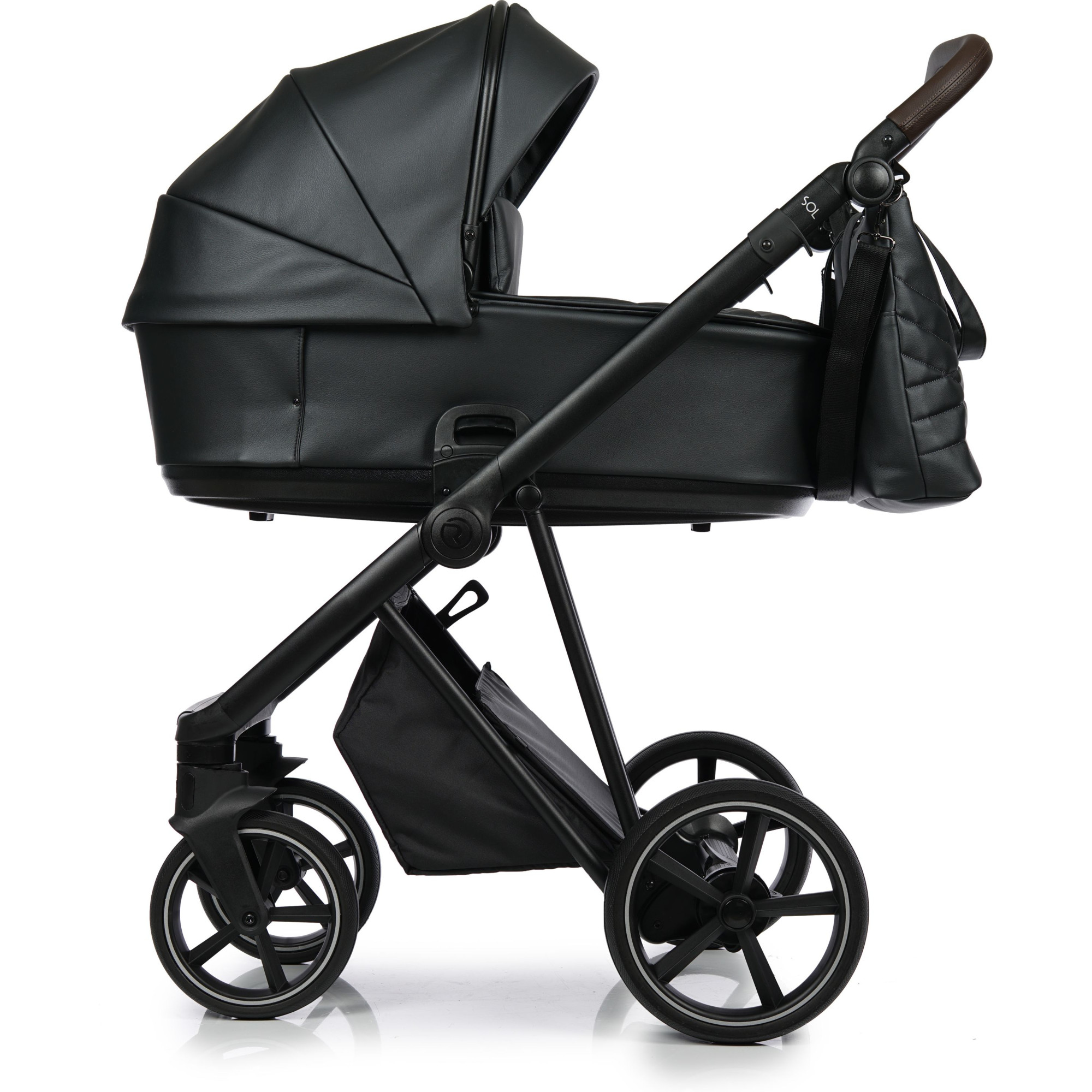 Коляска 2в1 Roan Ivi 2.0 Ivi Pearl Black ECO