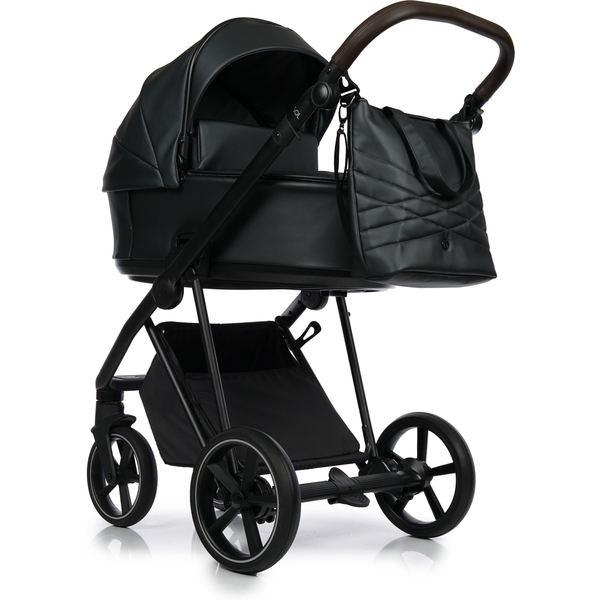 Коляска 2в1 Roan Ivi 2.0 Ivi Pearl Black ECO