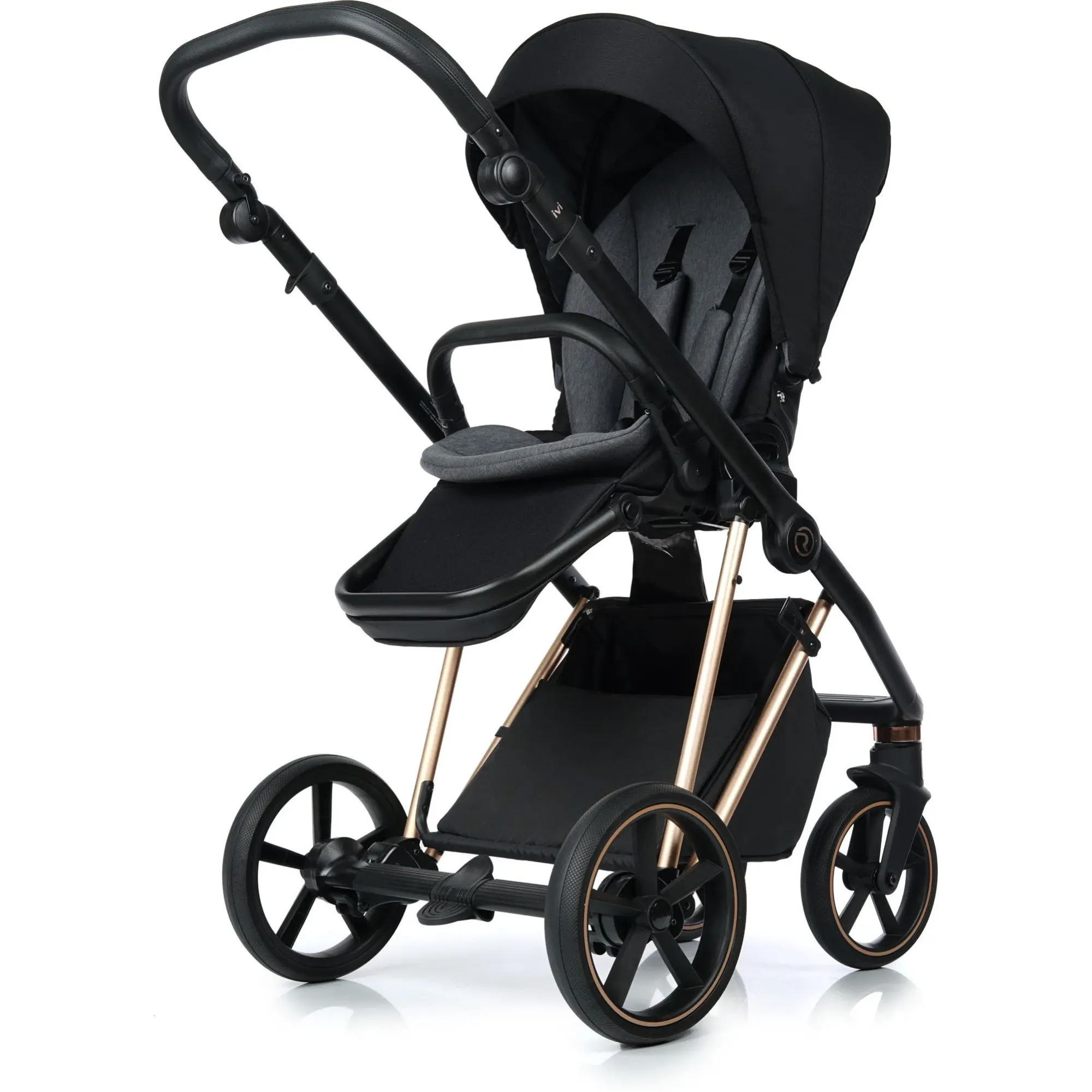 Коляска 2в1 Roan Ivi 2.0 Raven Rose Gold