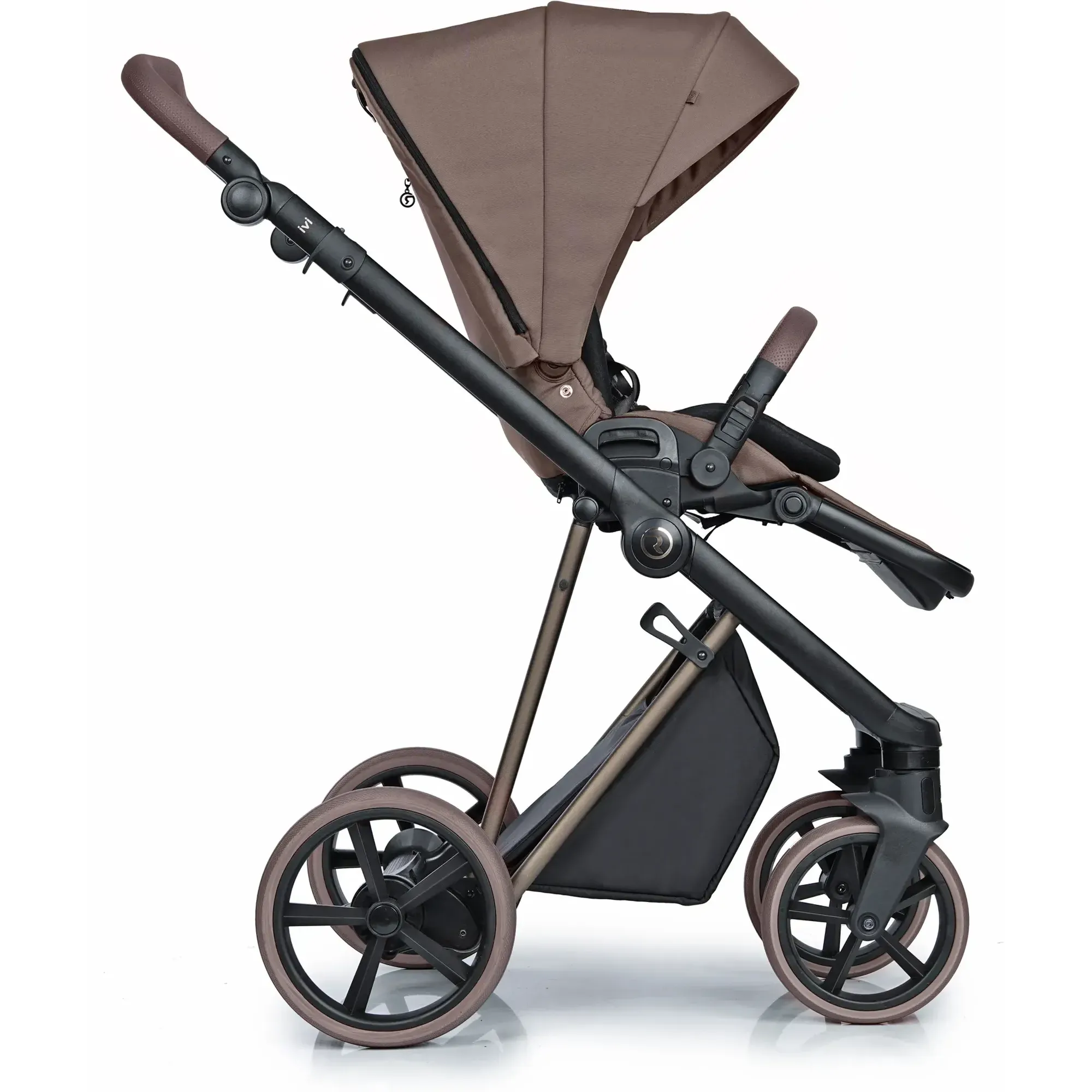 Коляска 2в1 Roan Ivi 2.0 Vintage Collection Mocha Mousse