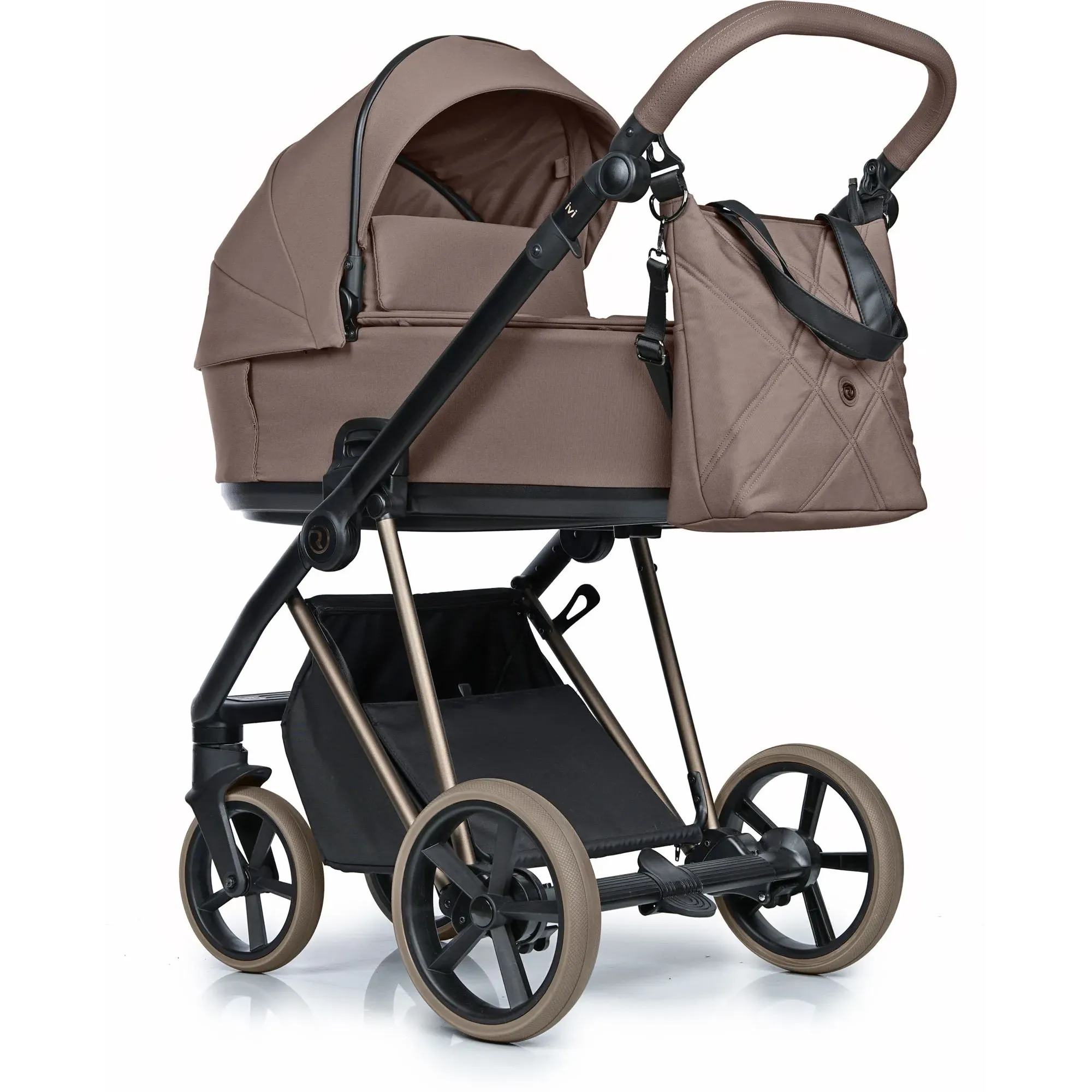 Коляска 2в1 Roan Ivi 2.0 Vintage Collection Mocha Mousse