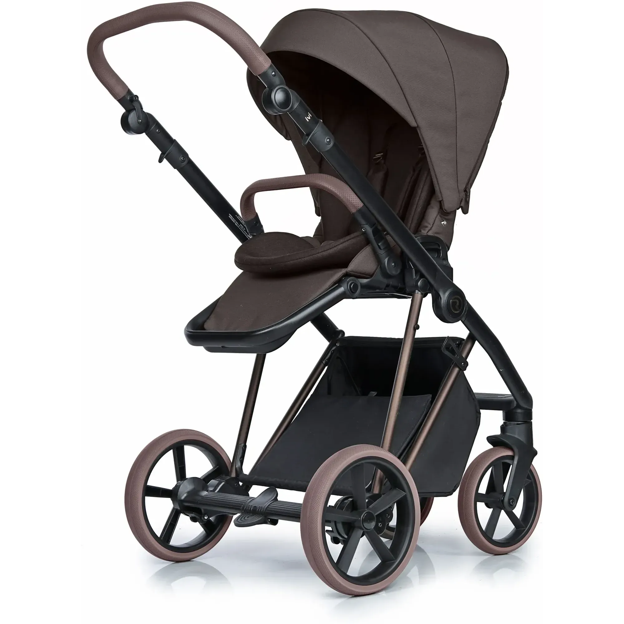 Коляска 2в1 Roan Ivi 2.0 Vintage Collection Turkish Coffee Brown