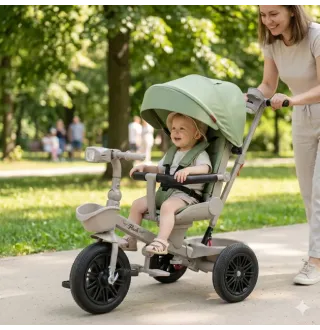 Велосипед триколісний TILLY FLASH T-3812 GREEN