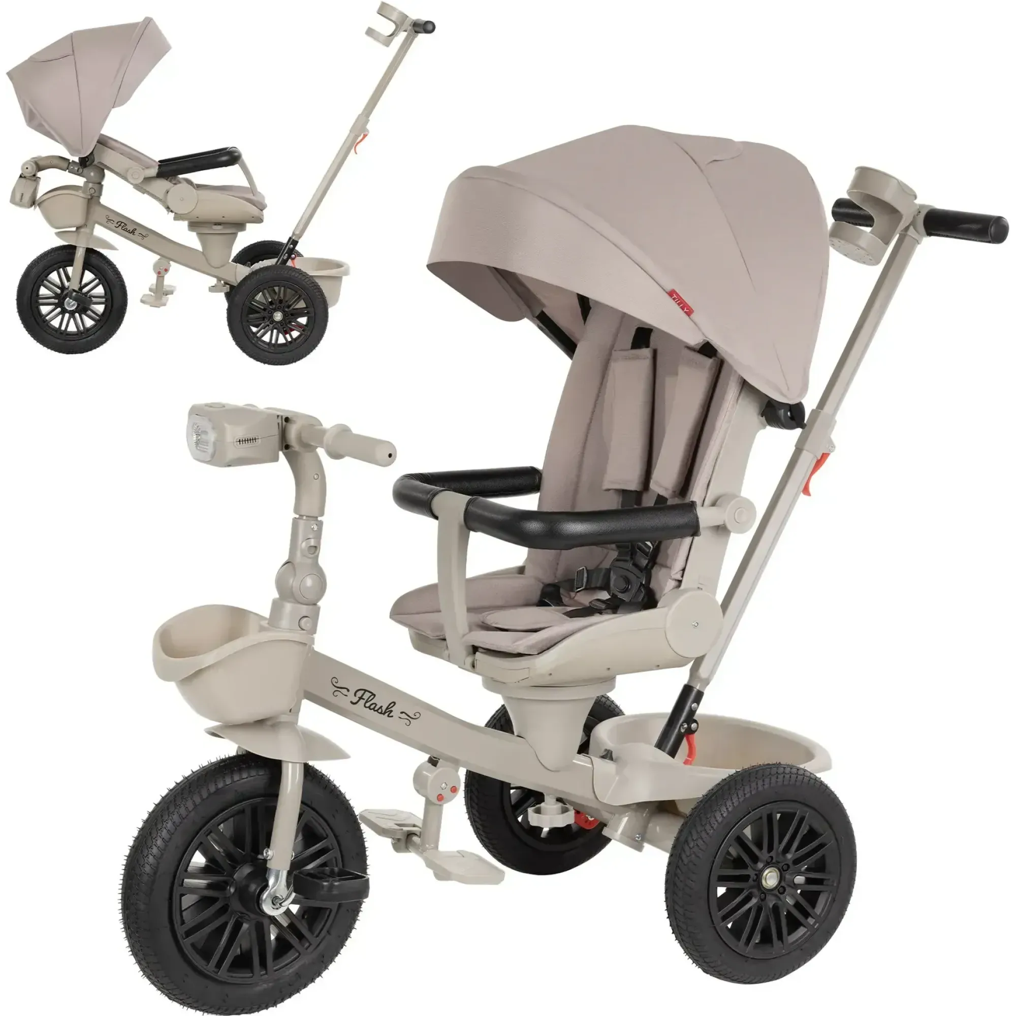 Велосипед триколісний TILLY FLASH T-3812 GREY