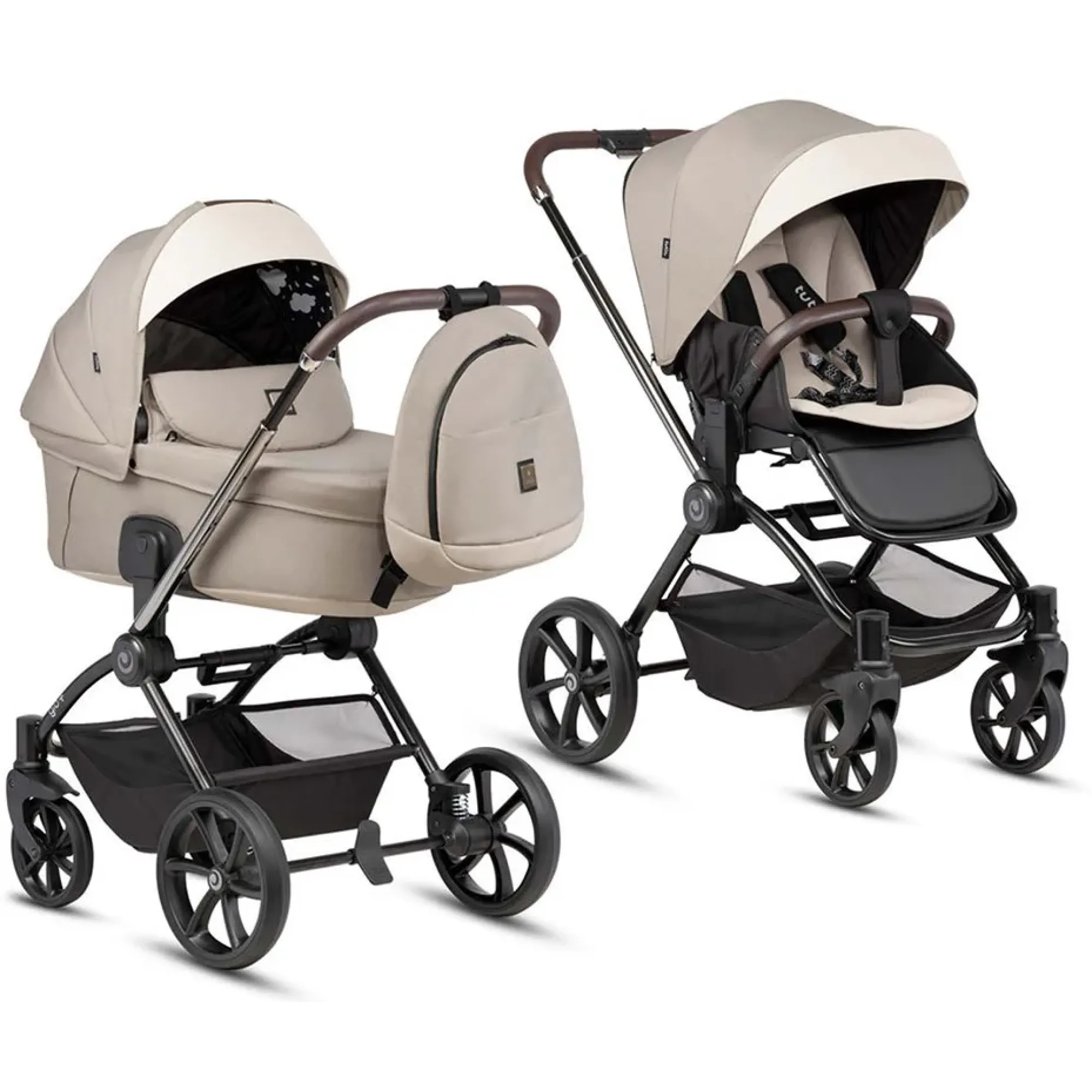 Коляска 2 в 1 Tutis Gio Plus Beige