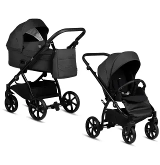Коляска 2 в 1 Tutis Leo Plus Black